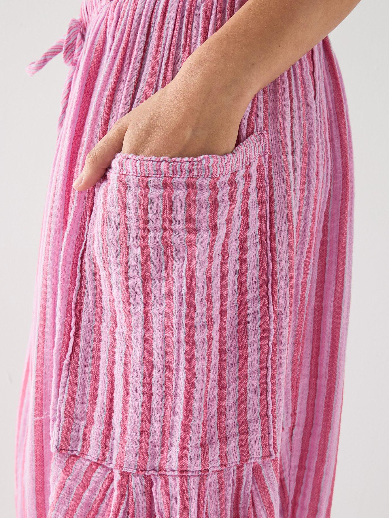 Image 6 of 6 of FREE PEOPLE Striped Quinn Pant