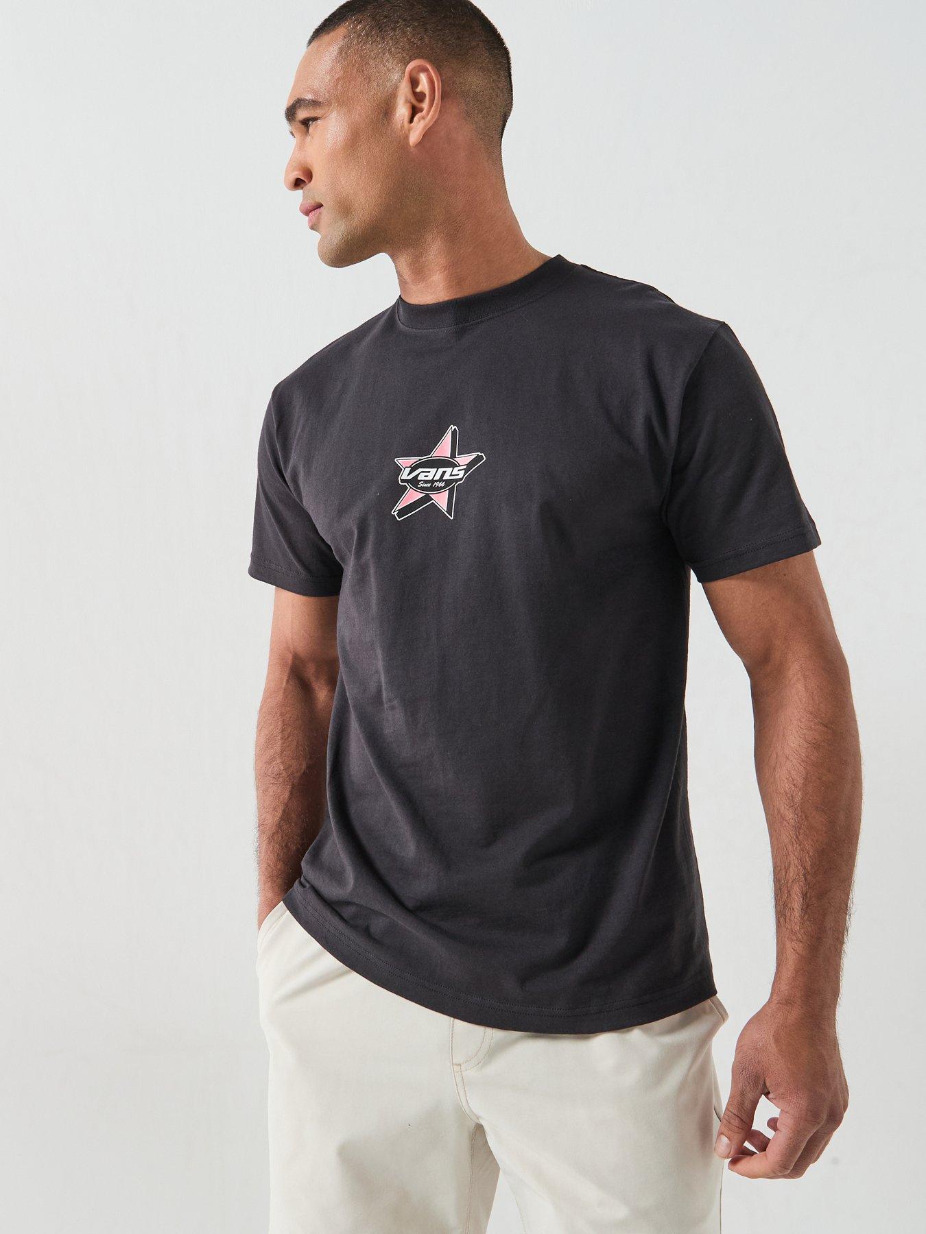 Vans Mens Starmarked Short Sleeve T-Shirt - Black