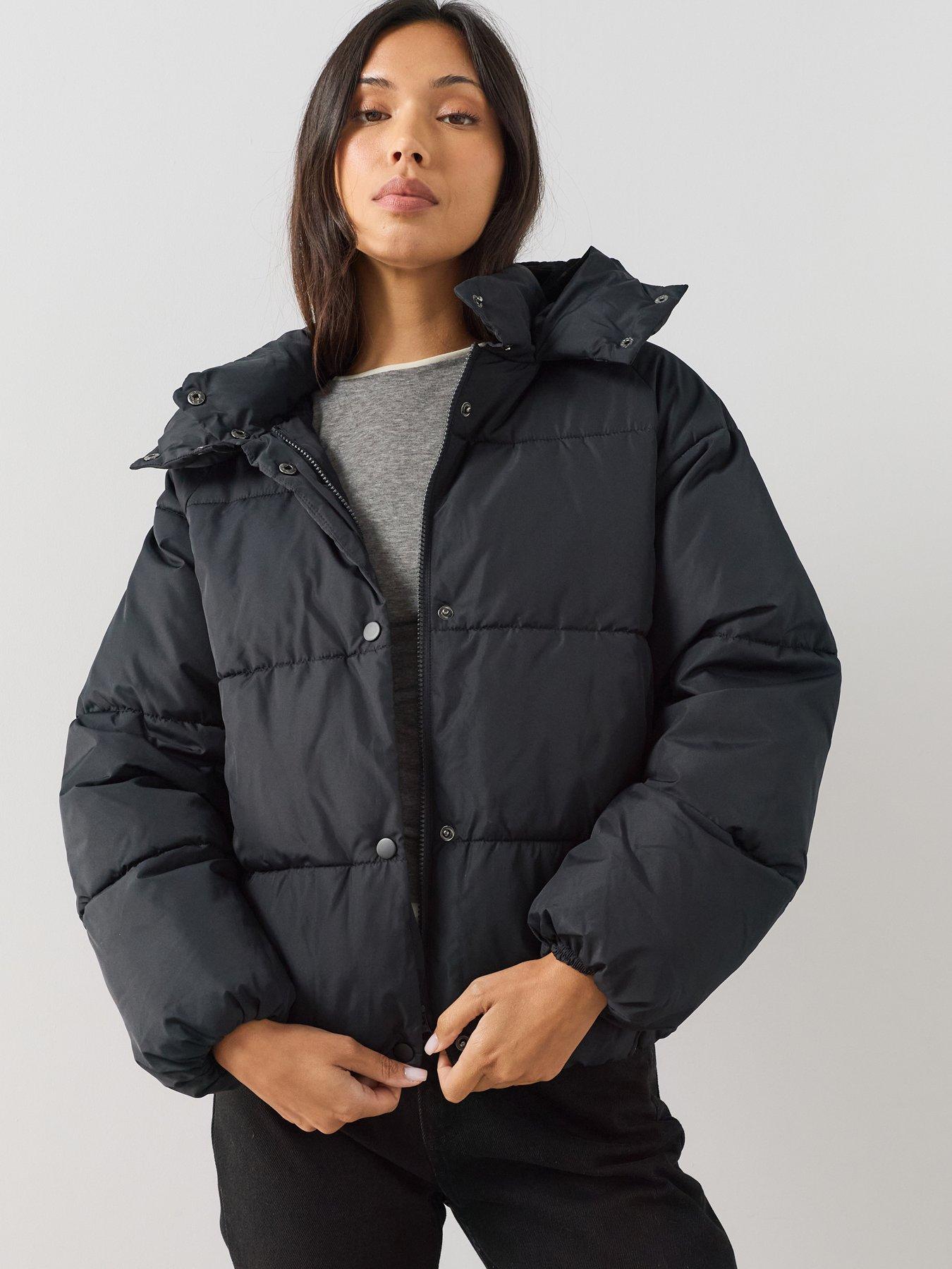 The Very Collection Short Padded Coat - Black