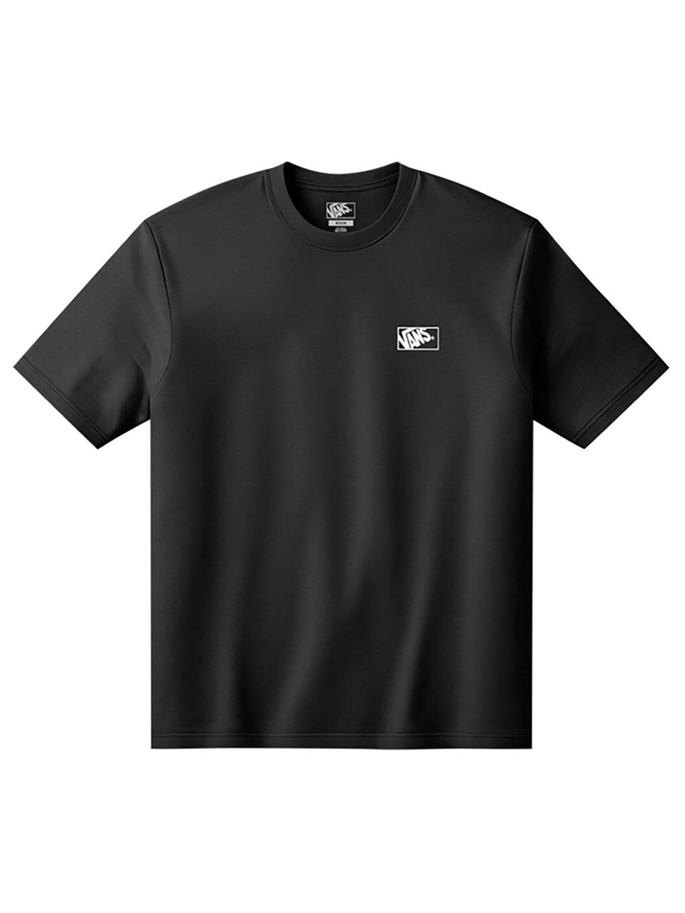 Vans Boys Double Standard Short Sleeve T-Shirt - Black