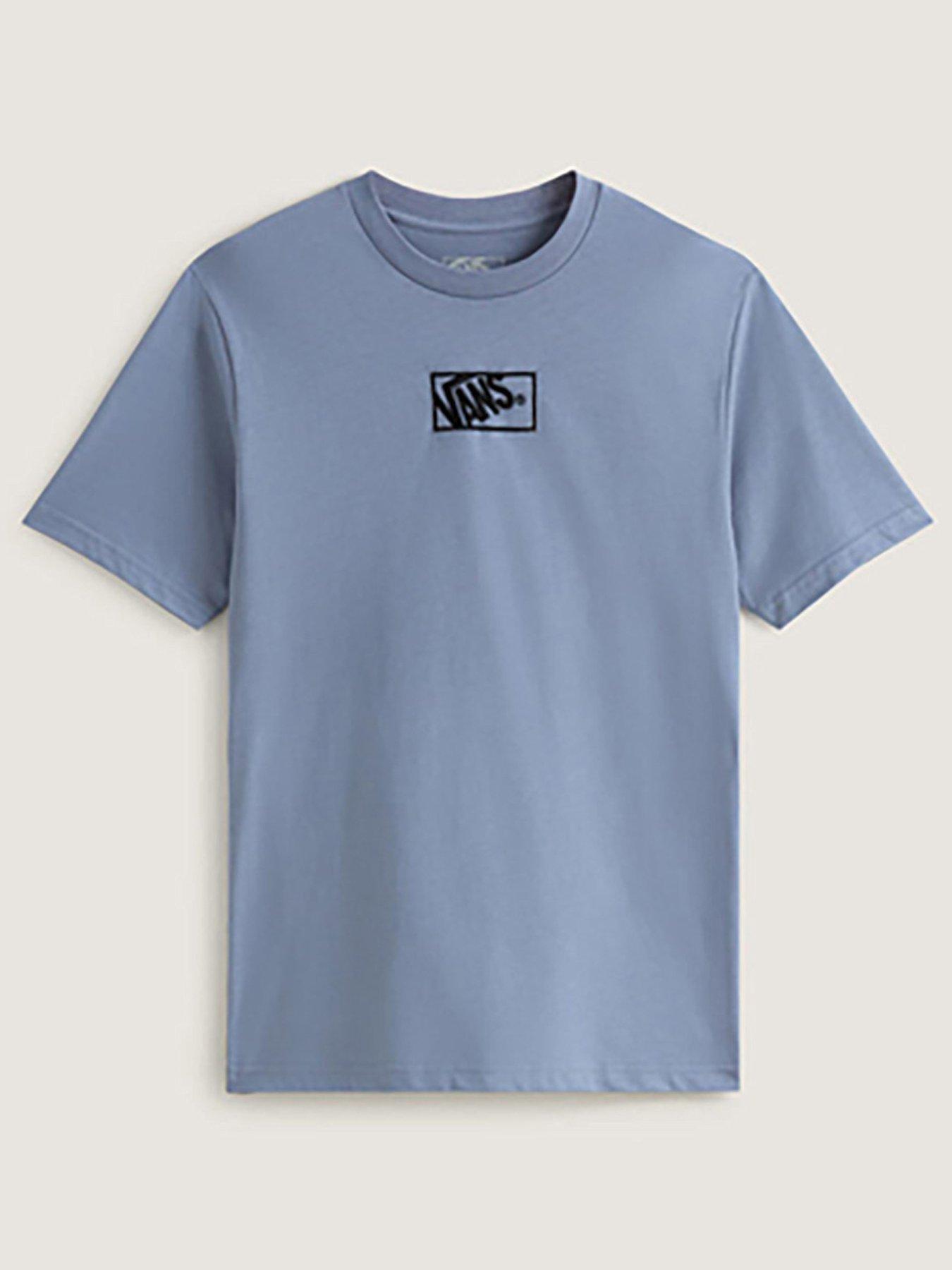 Vans Boys By Blocked Box Short Sleeve T-Shirt - Blue