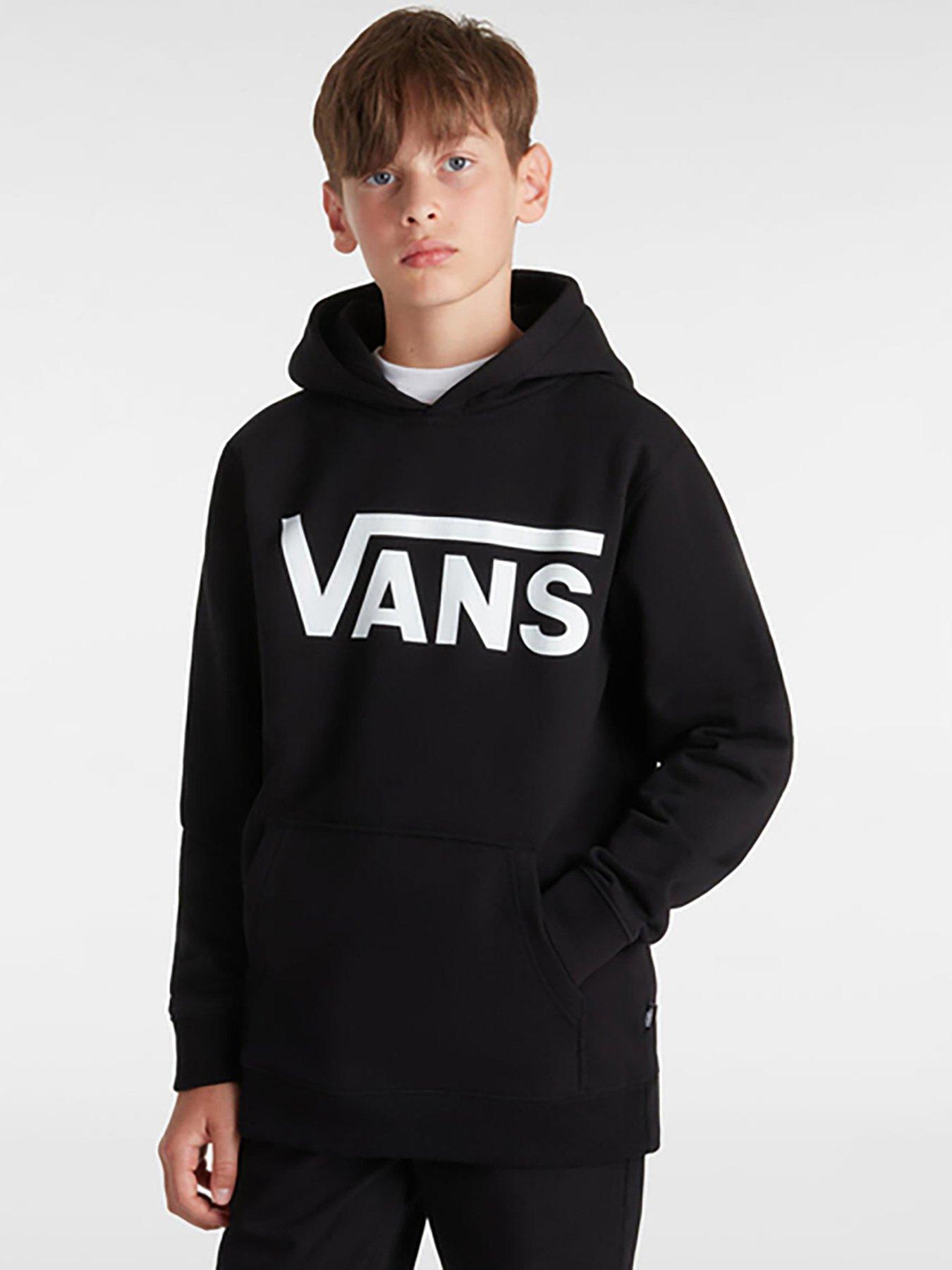 Vans Boys Large Logo Hoodie - Black