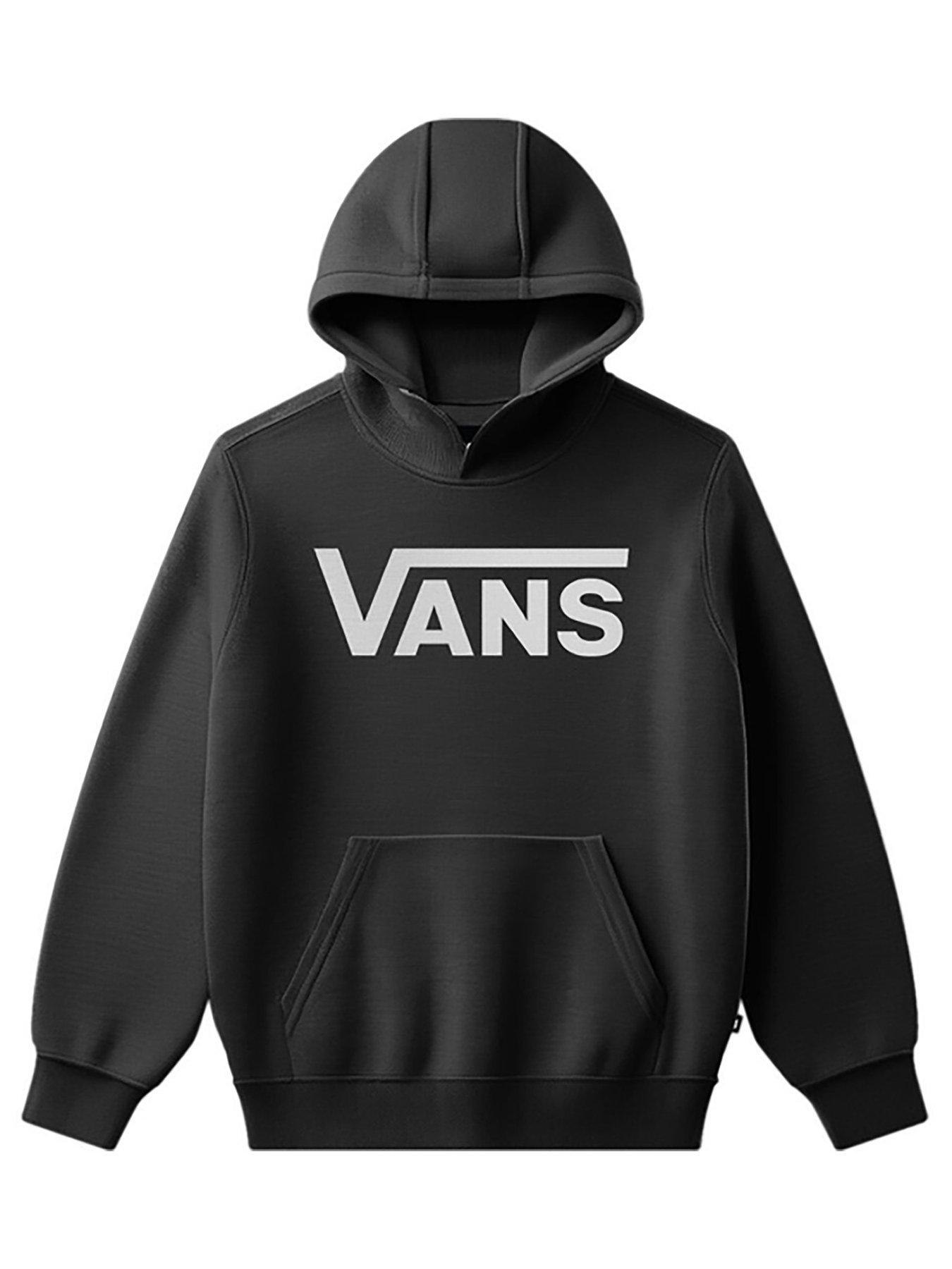  image of vans-boys-large-logo-hoodie-black