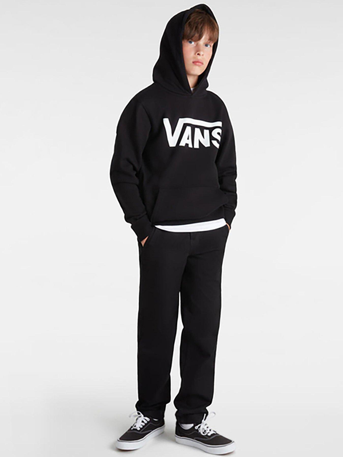  image of vans-boys-large-logo-hoodie-black