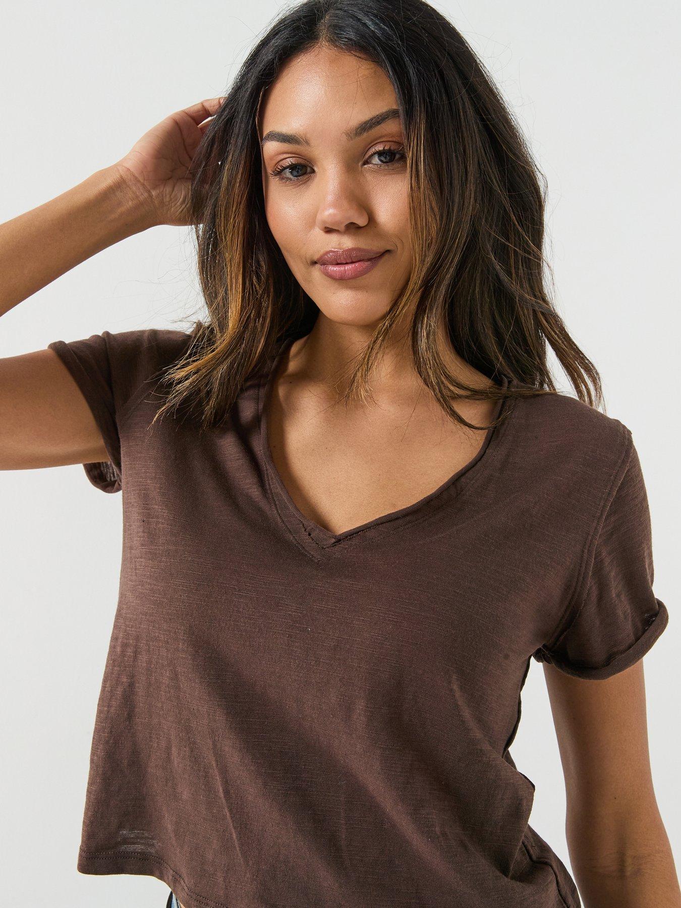 front image of free-people-take-2-tee