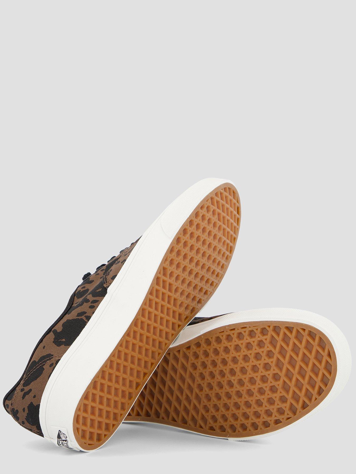 Image 4 of 7 of Vans Womens Authentic Canvas - Brown Animal Print