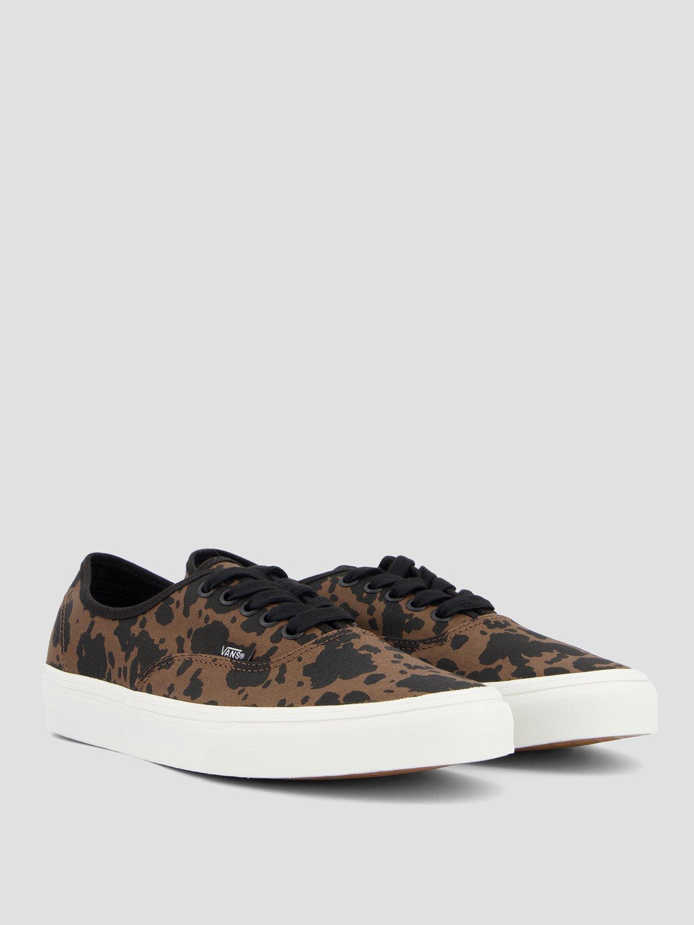 Image 6 of 7 of Vans Womens Authentic Canvas - Brown Animal Print