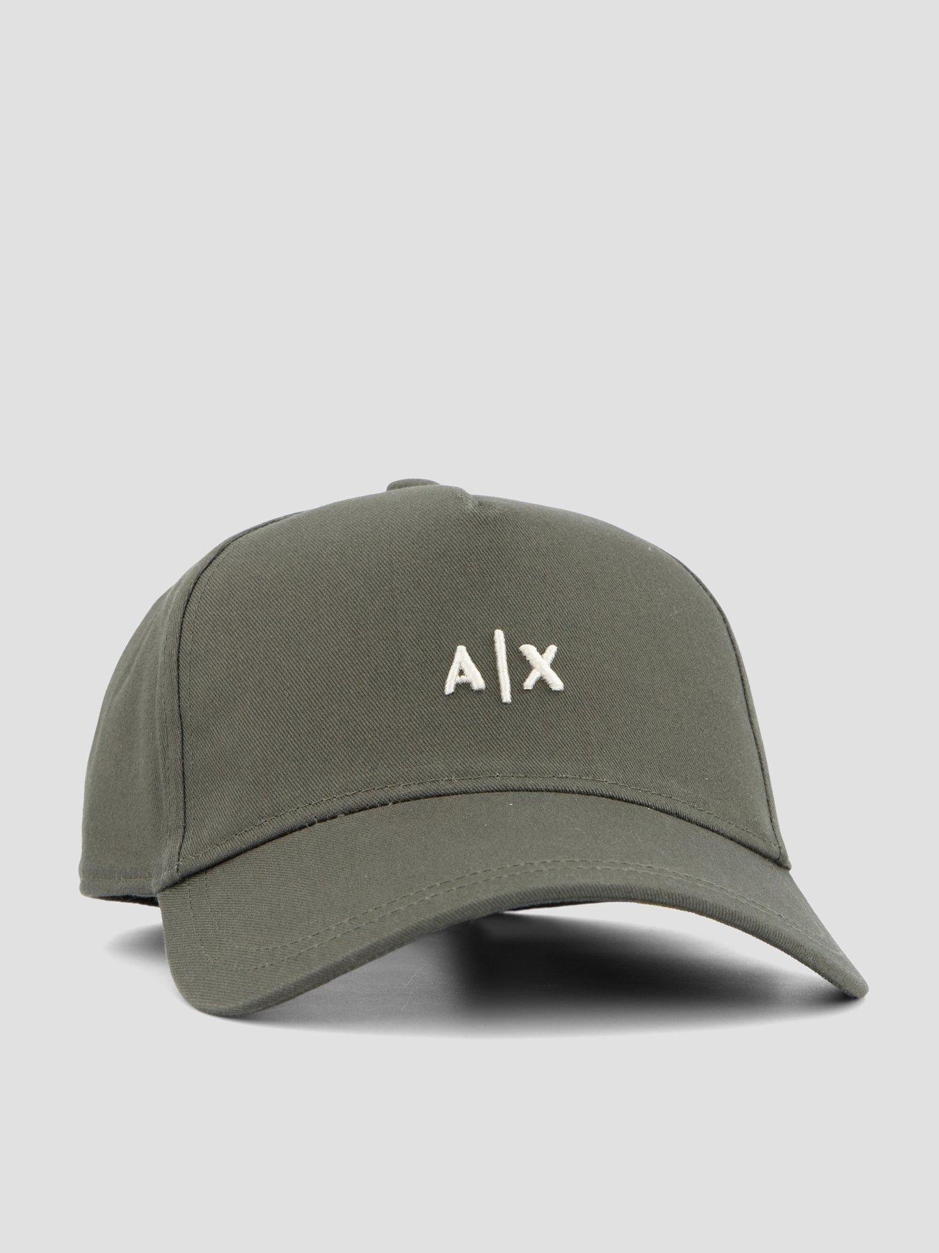 Image 3 of 4 of Armani Exchange Small Logo Baseball Cap - Dark Khaki