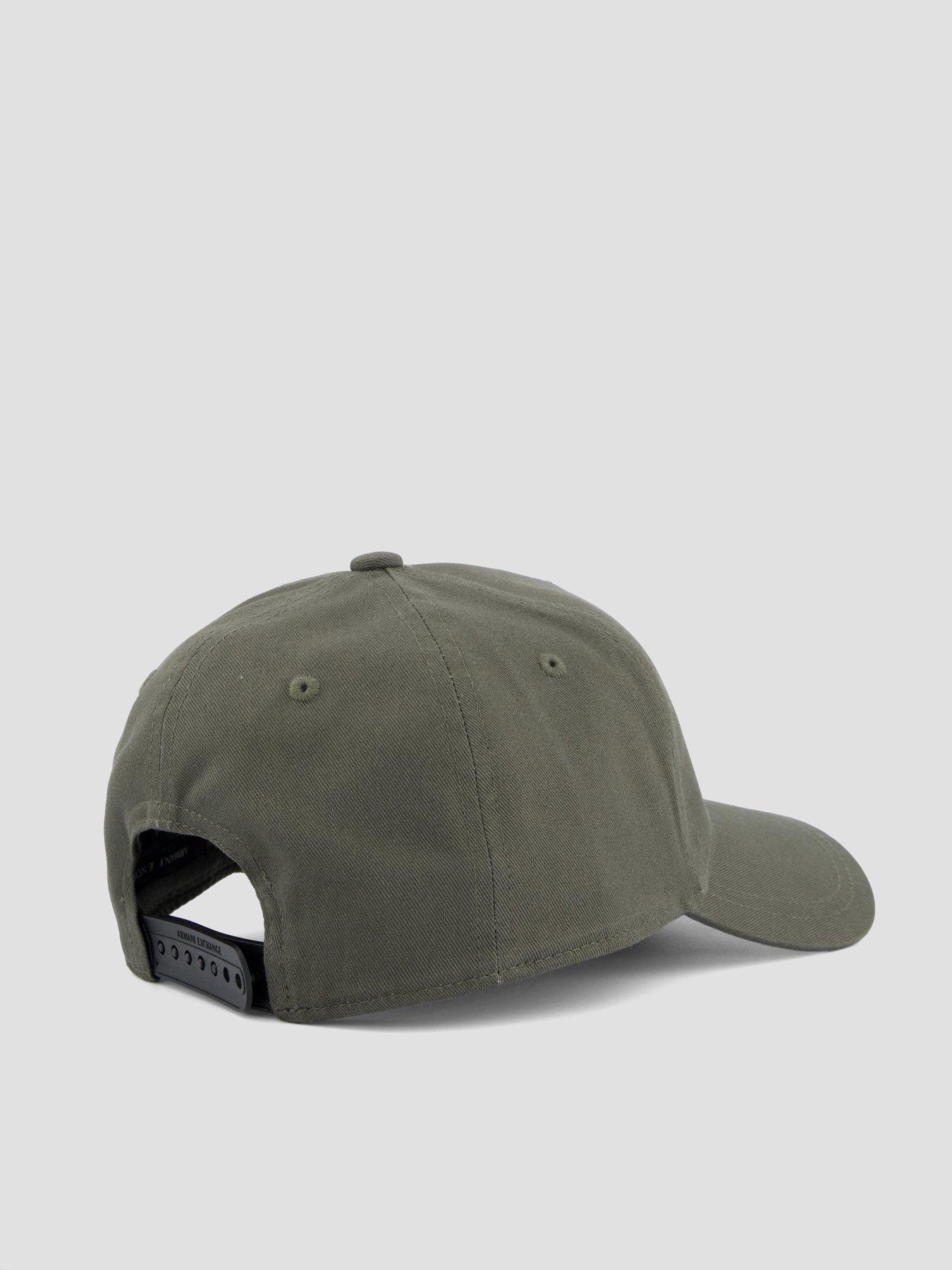 Image 4 of 4 of Armani Exchange Small Logo Baseball Cap - Dark Khaki