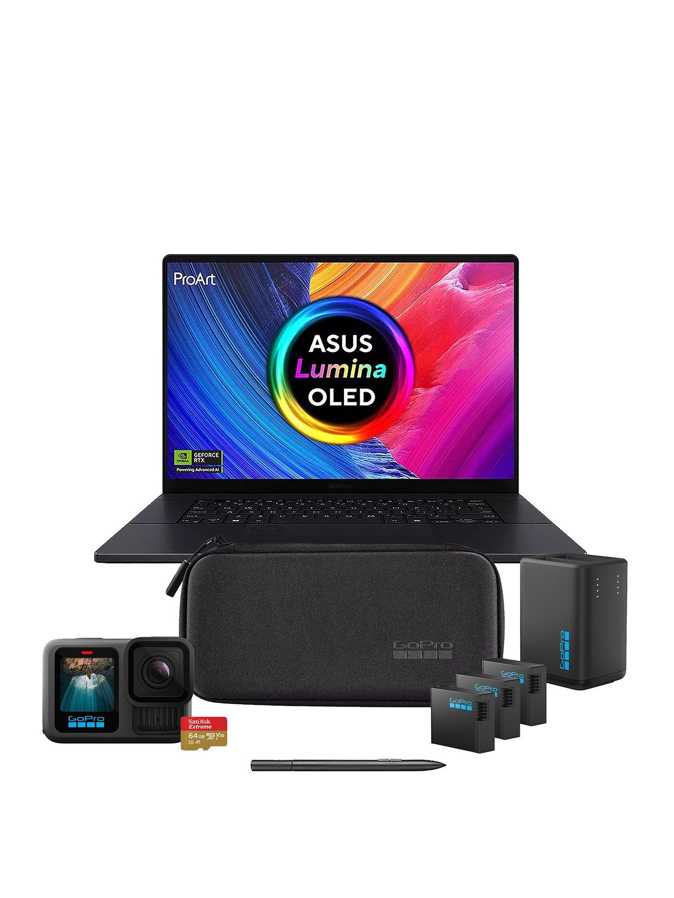  image of asus-proart-gopro-hero13-bundle-geforce-rtx-5070-amd-ryzen-ai-9-64gb-ram-2tb-ssd-16in-wquxga-oled