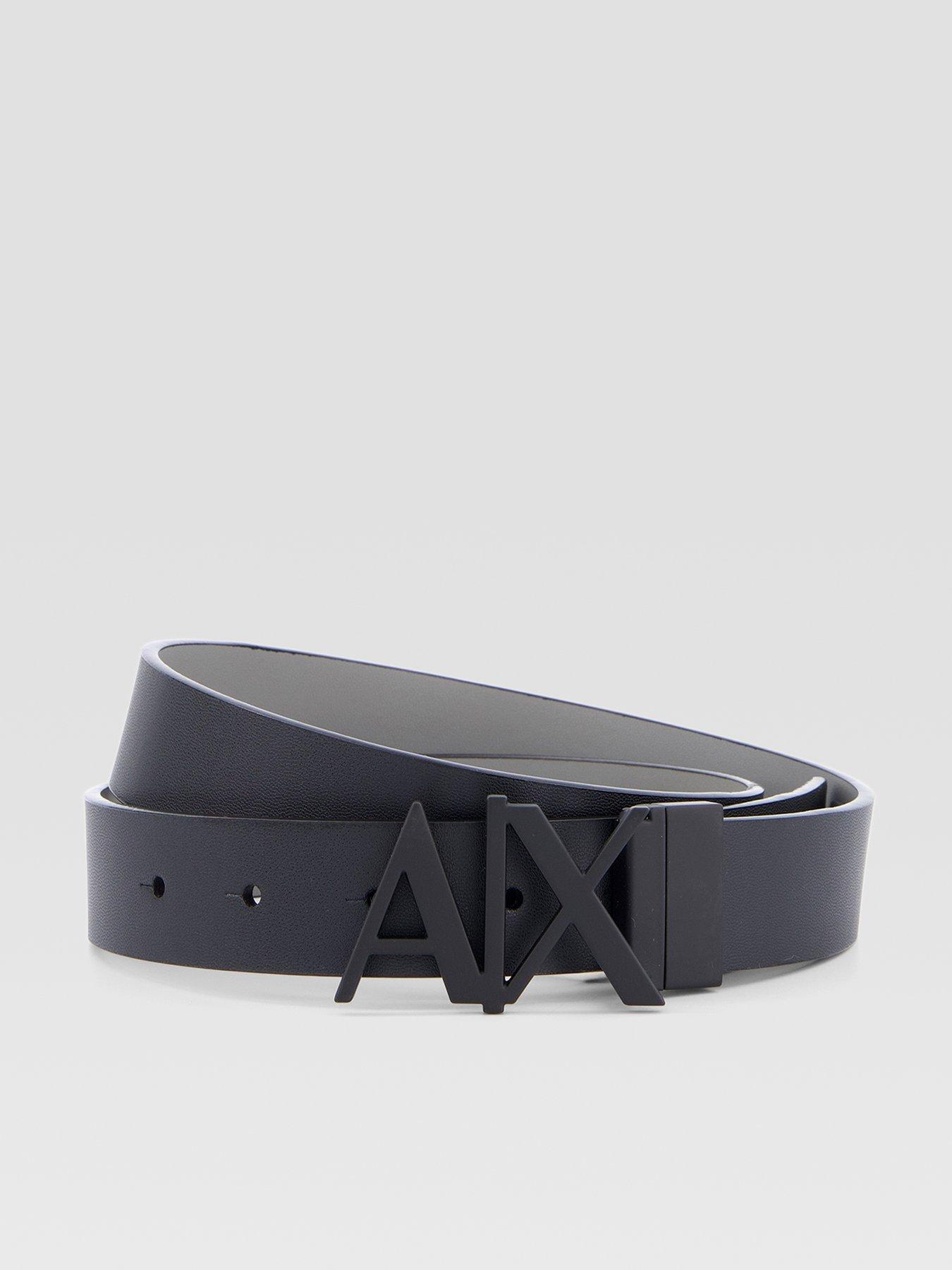 Armani Exchange Reversible Belt - Grey