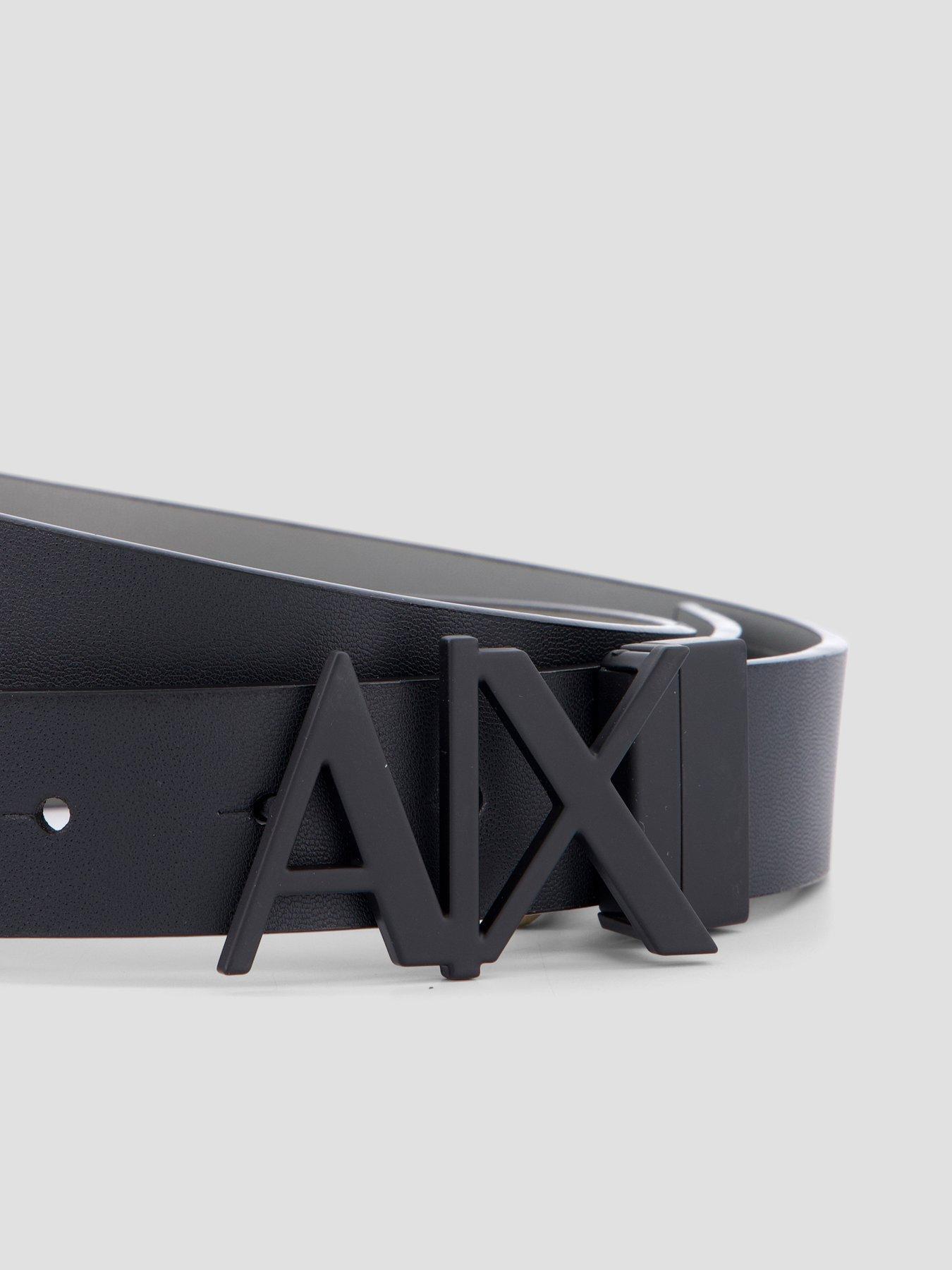 back image of armani-exchange-reversible-belt-grey
