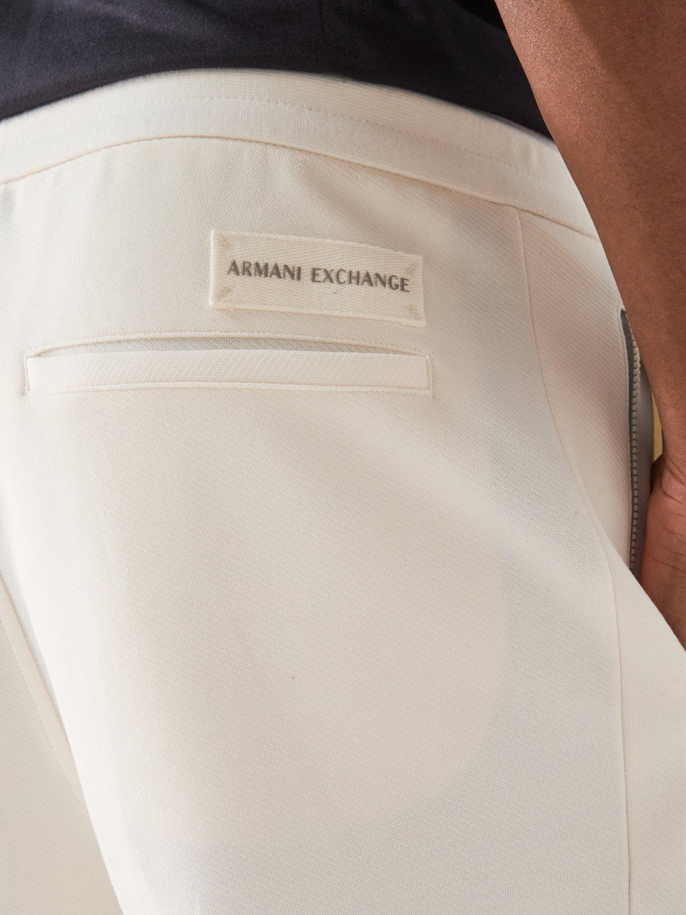  image of armani-exchange-joggers-off-white
