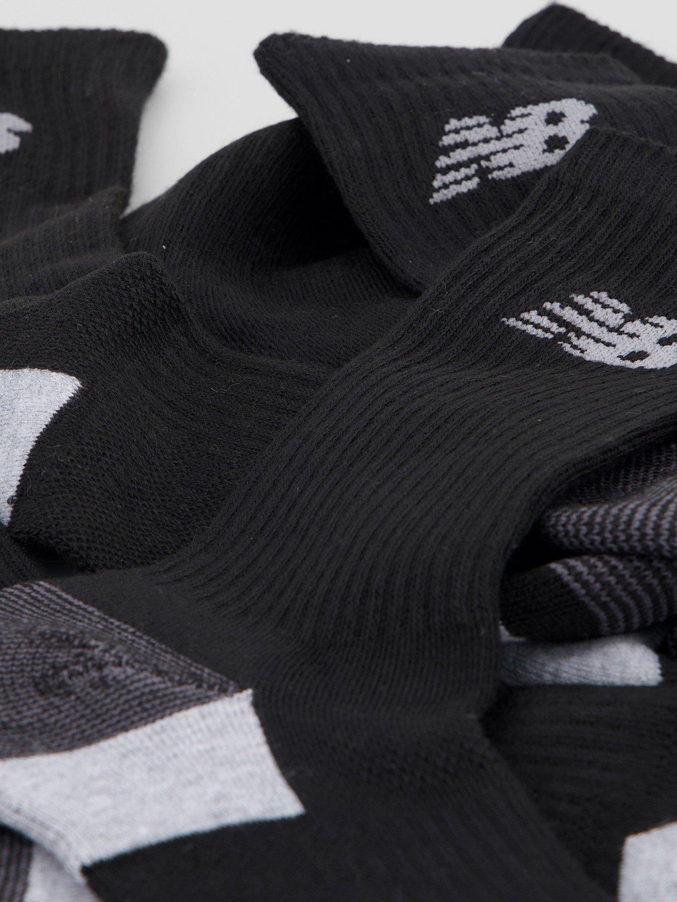 Image 3 of 4 of New Balance Performance Cushioned Crew - 3 Pack - Black