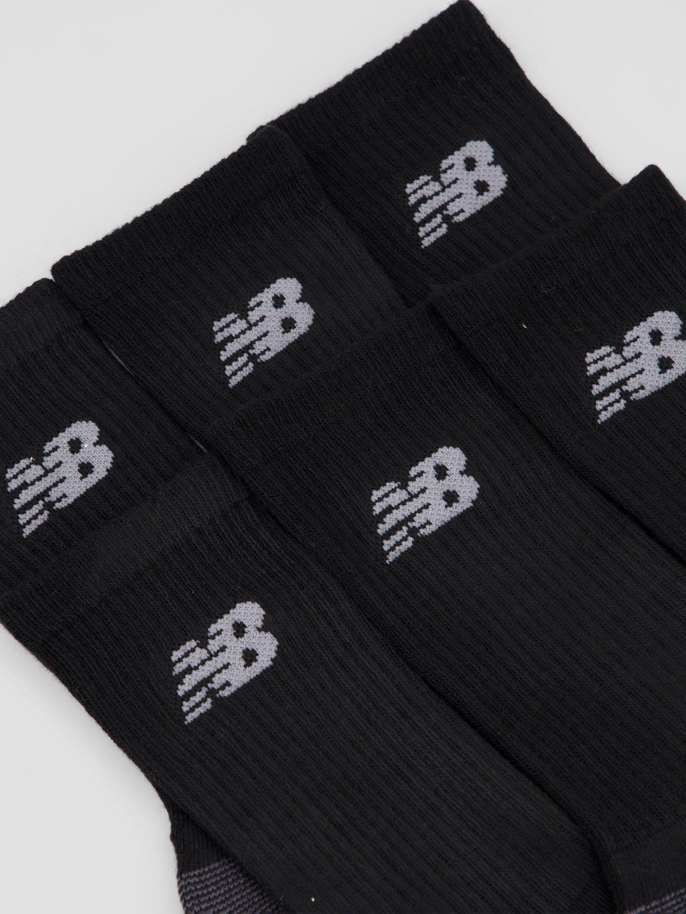 Image 4 of 4 of New Balance Performance Cushioned Crew - 6 Pack - Black