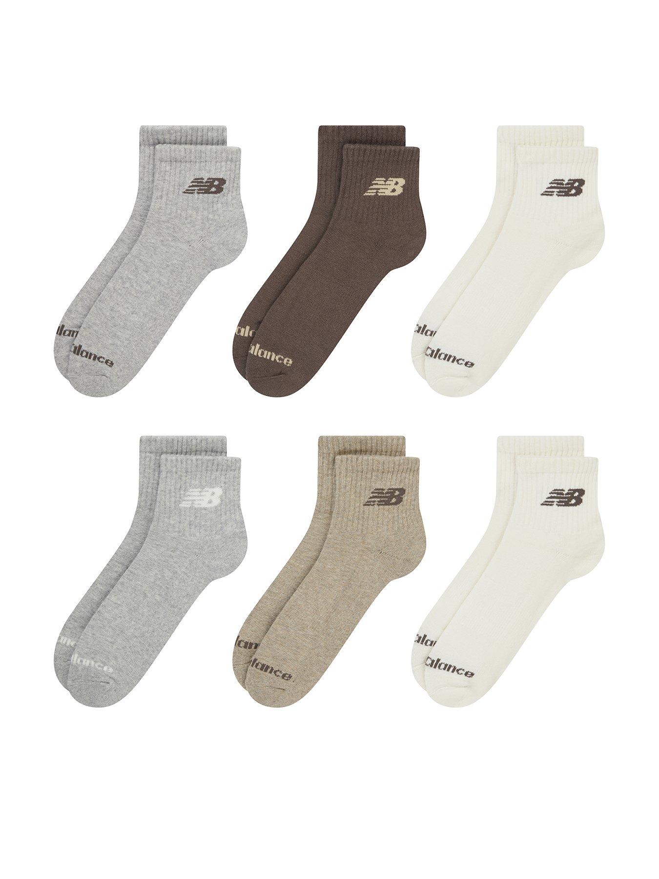 Image 1 of 3 of New Balance Everyday Seasonal Ankle Socks 6 Pack - Multi