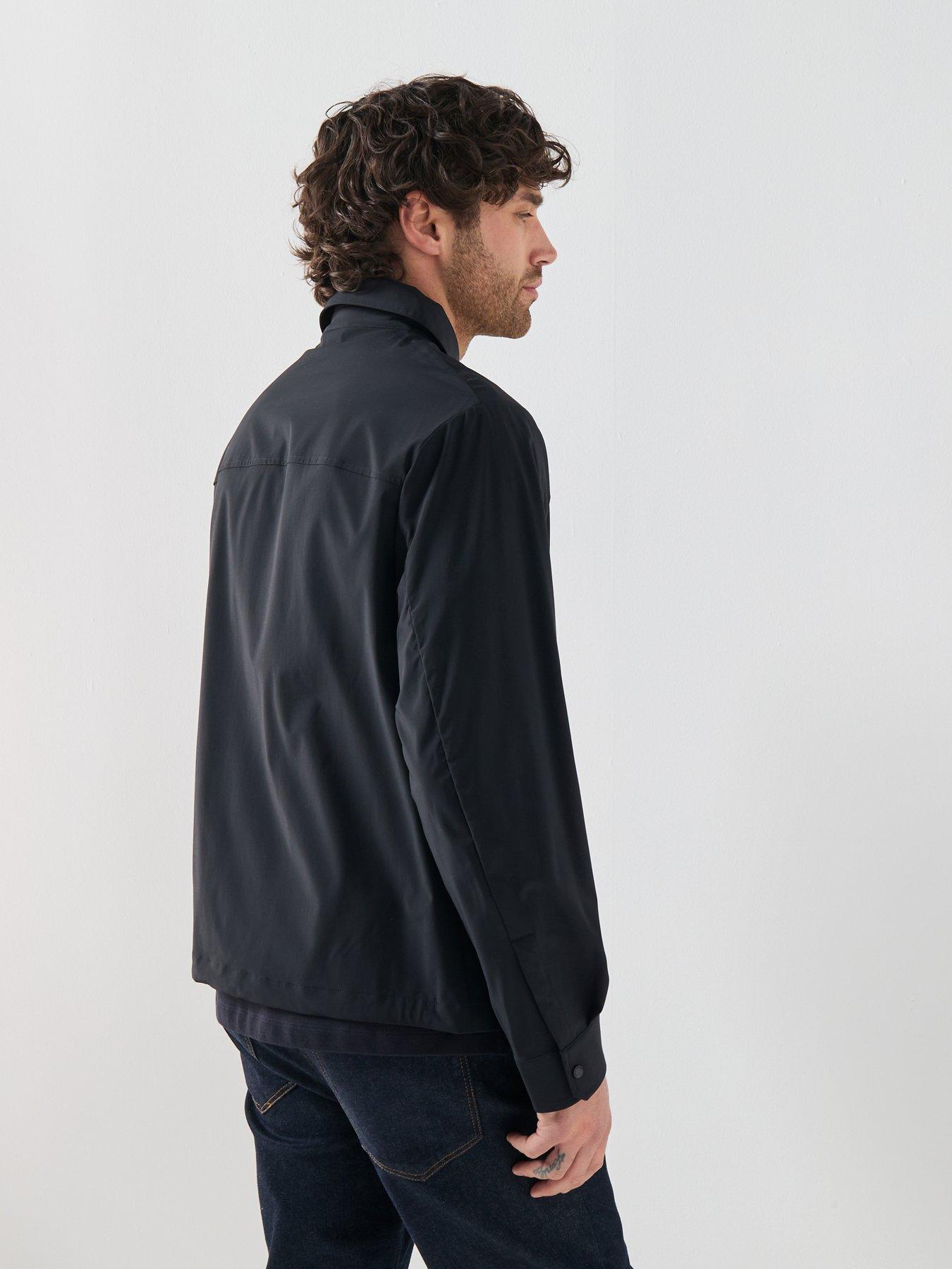 stillFront image of armani-exchange-harrington-jacket-black