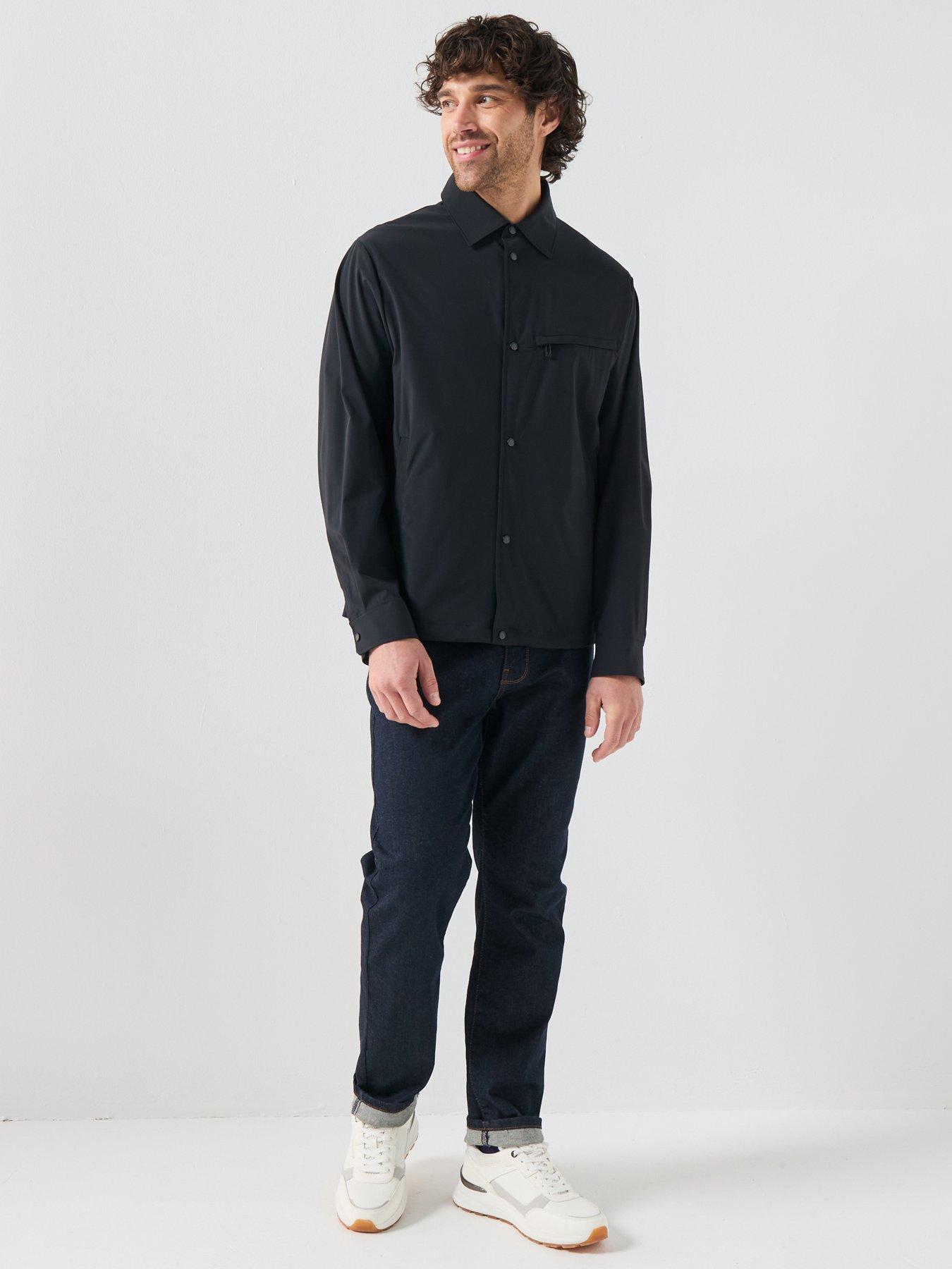  image of armani-exchange-harrington-jacket-black