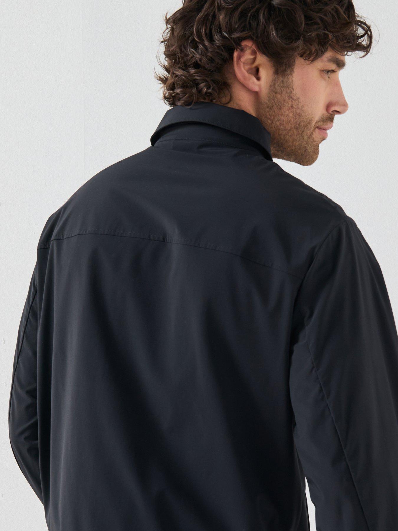  image of armani-exchange-harrington-jacket-black