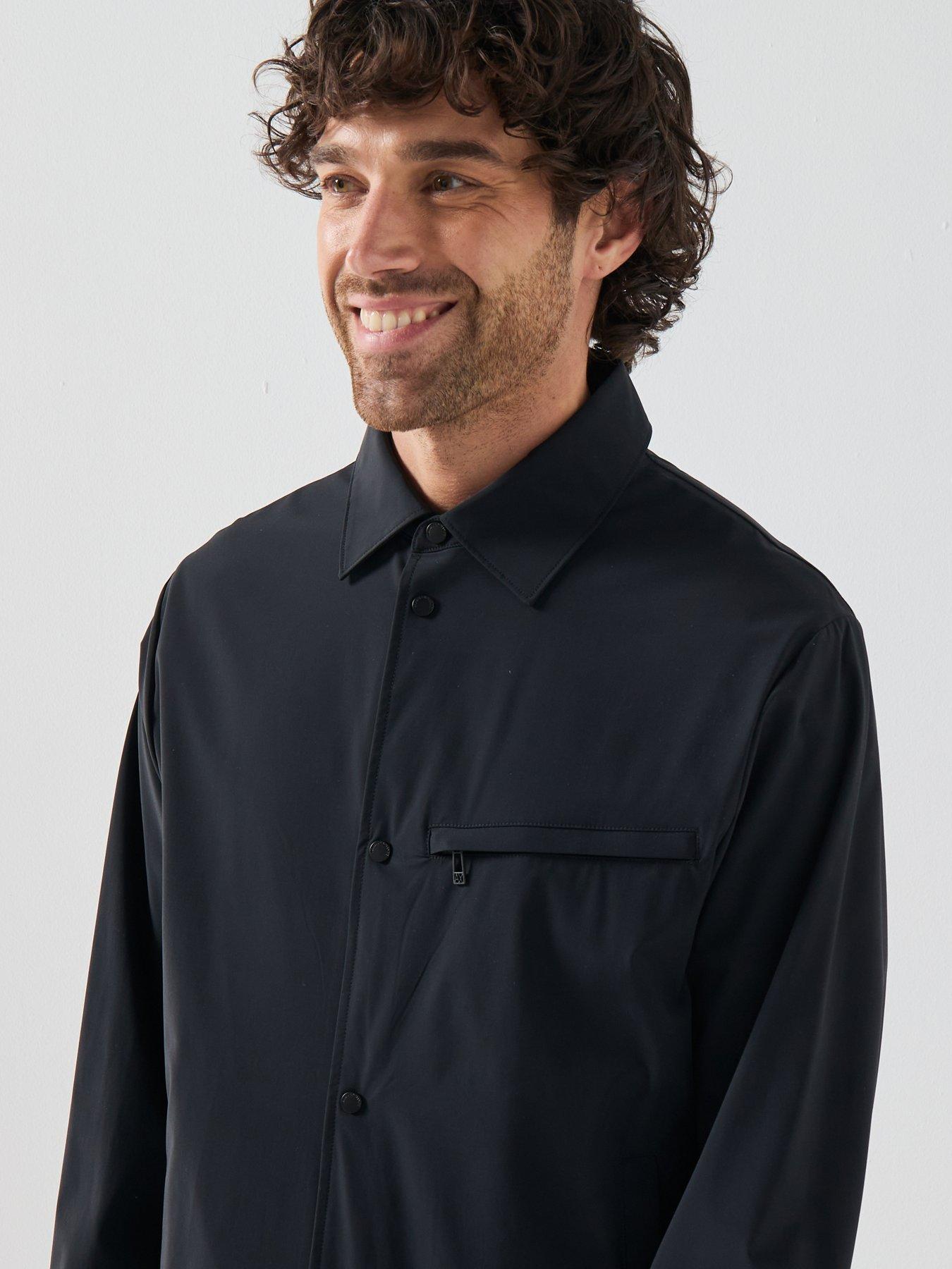  image of armani-exchange-harrington-jacket-black