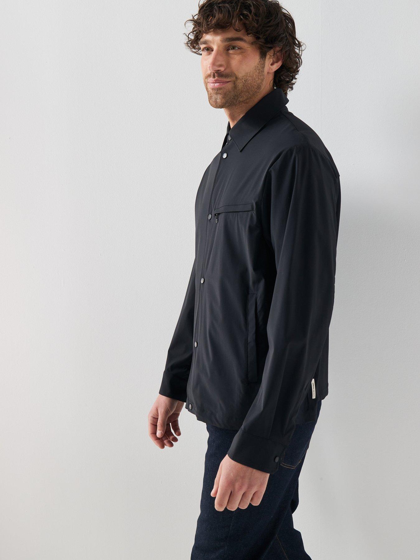  image of armani-exchange-harrington-jacket-black