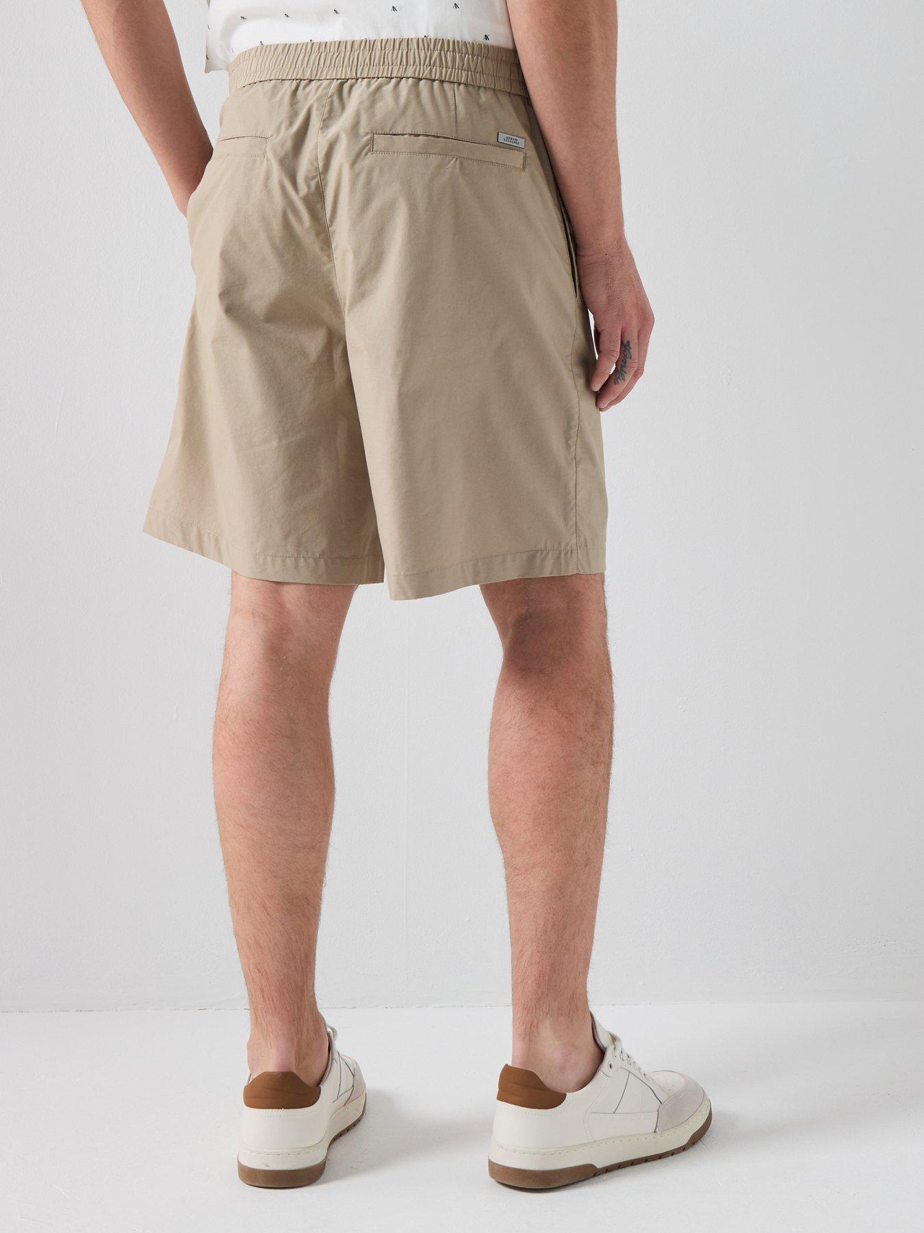 stillFront image of armani-exchange-bermuda-shorts-beige