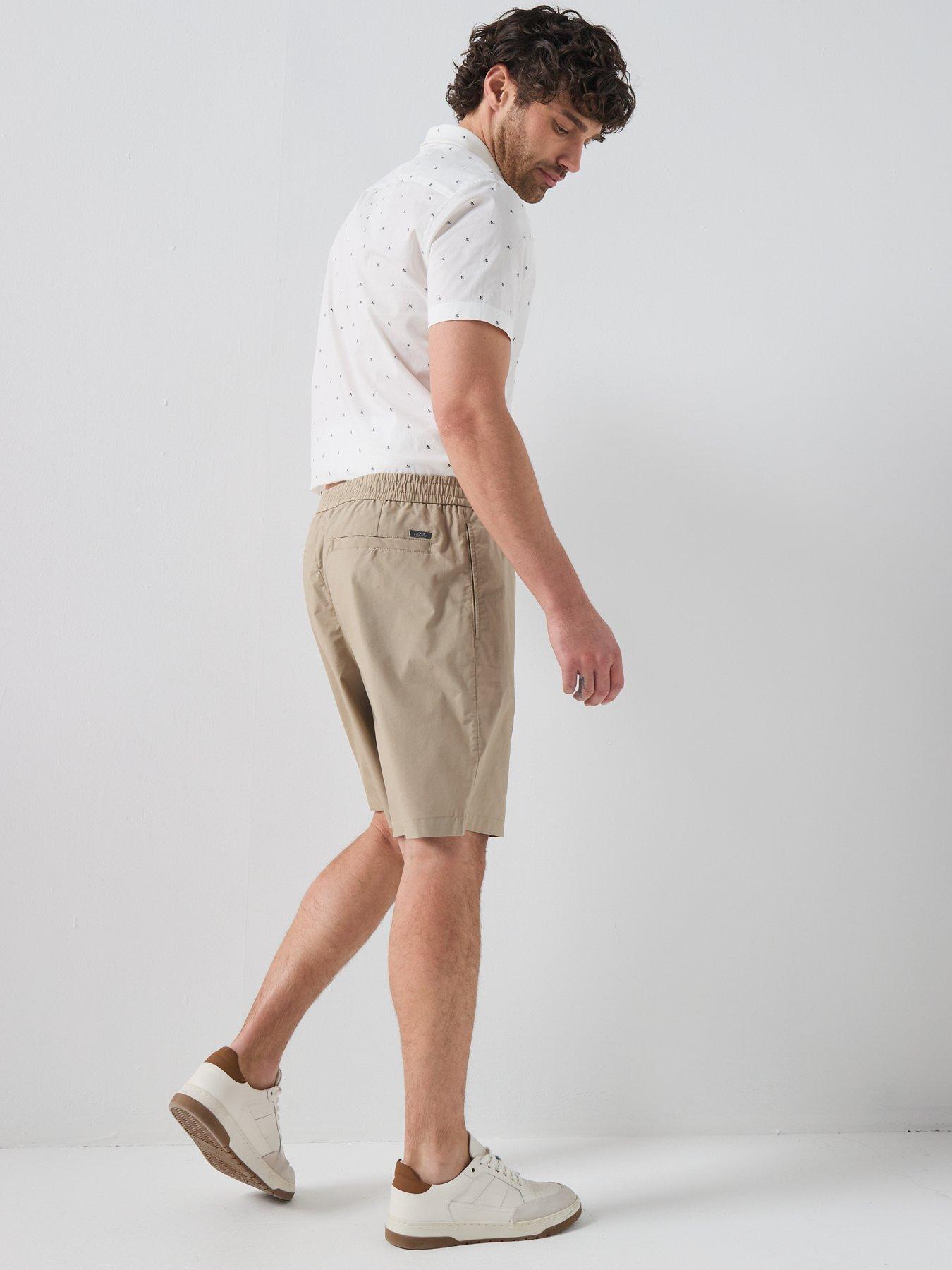  image of armani-exchange-bermuda-shorts-beige