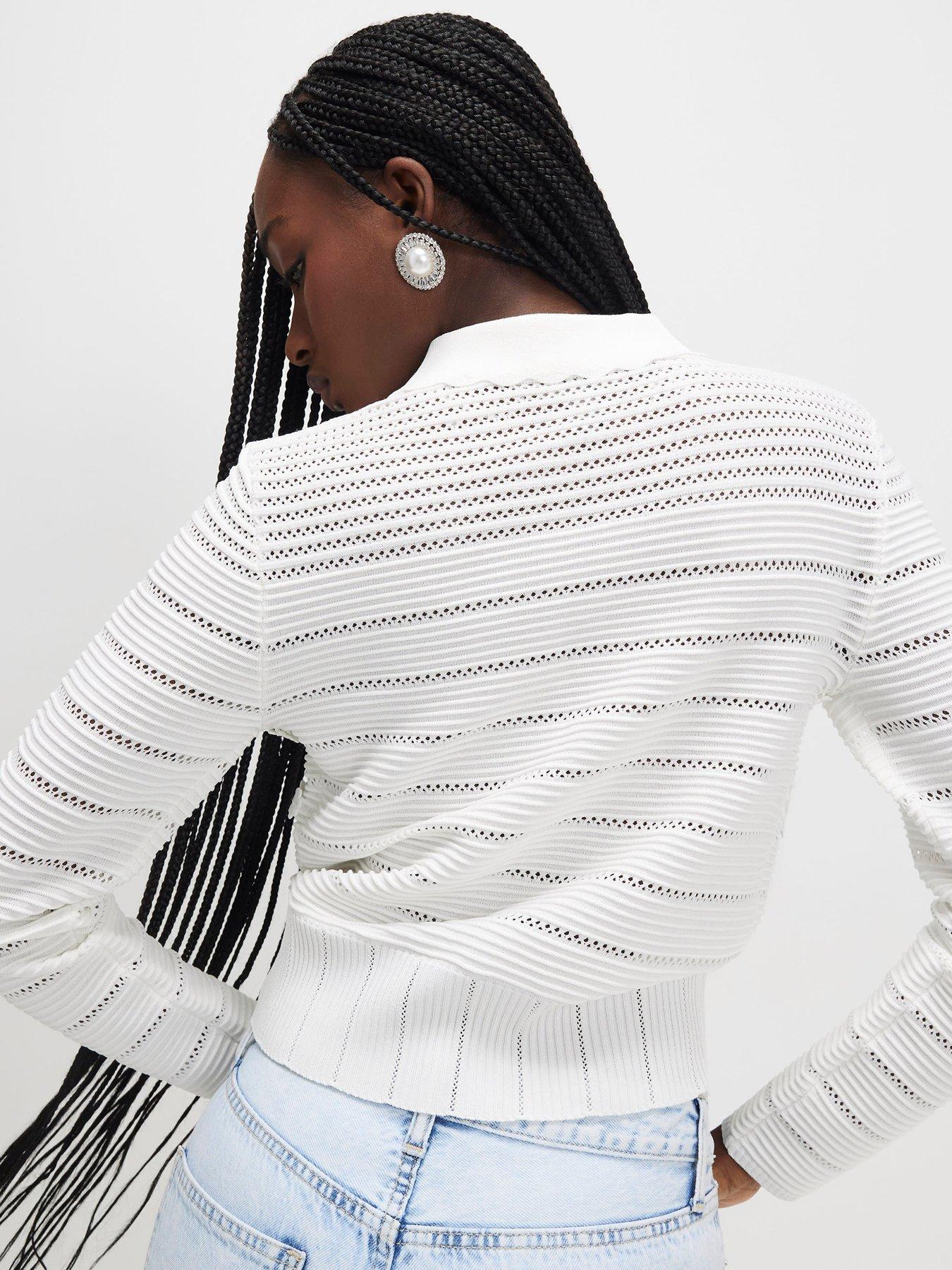  image of river-island-daisy-cardigan-white