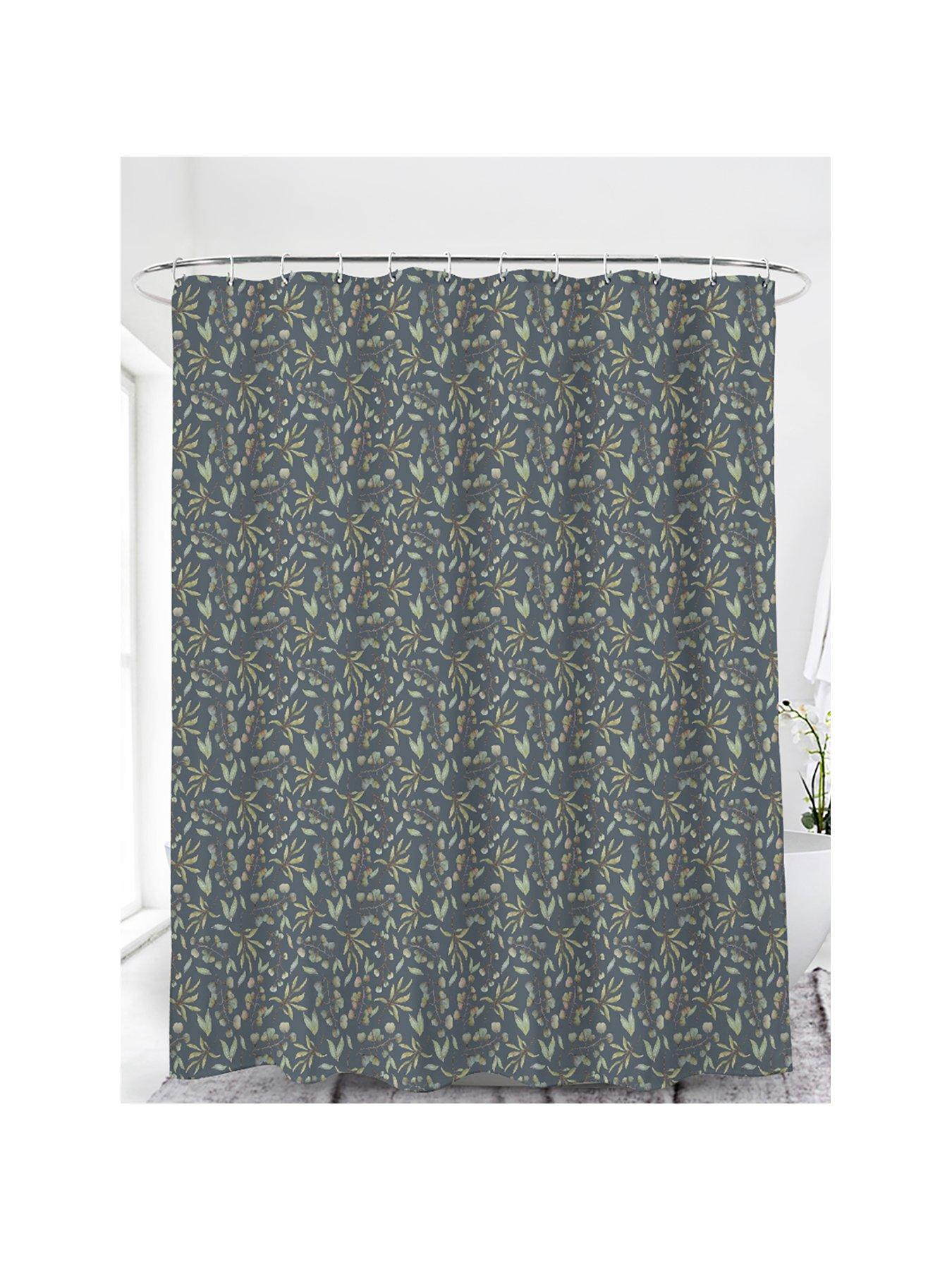  image of aqualona-botanical-shower-curtain