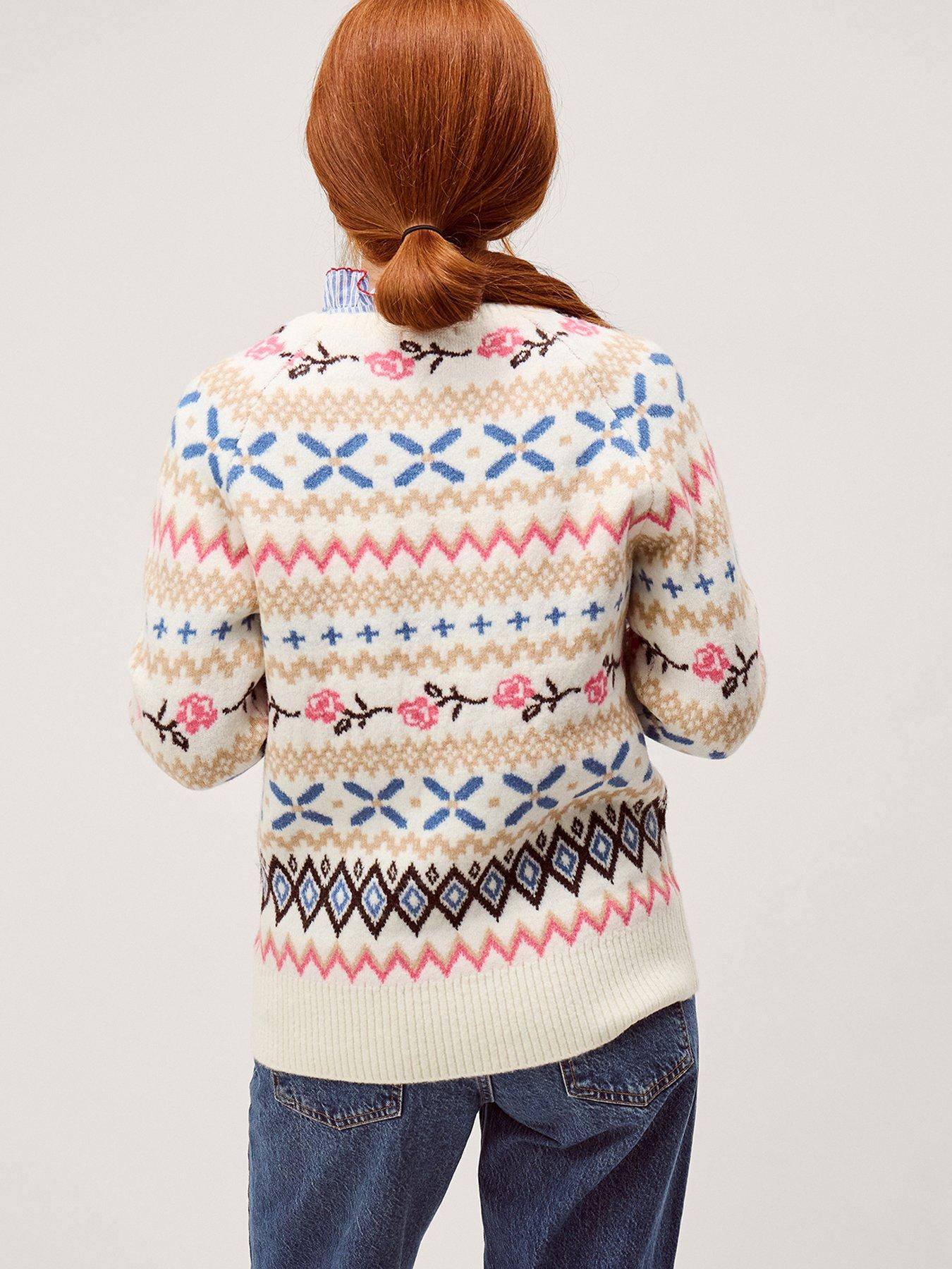 image of monsoon-fee-fairisle-jumper-cream