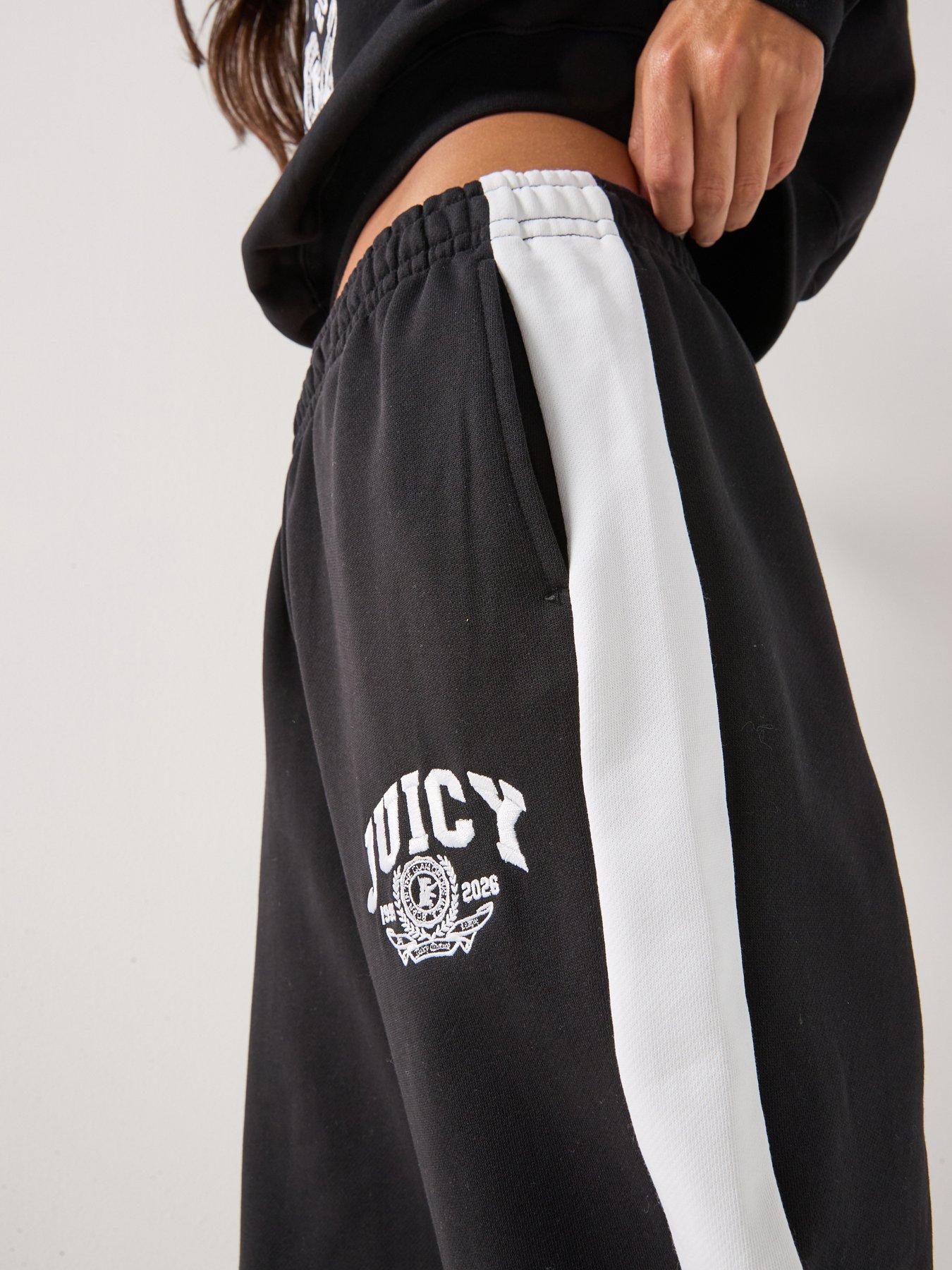 Image 5 of 6 of Juicy Couture College Crest Cuffed Trackpants
