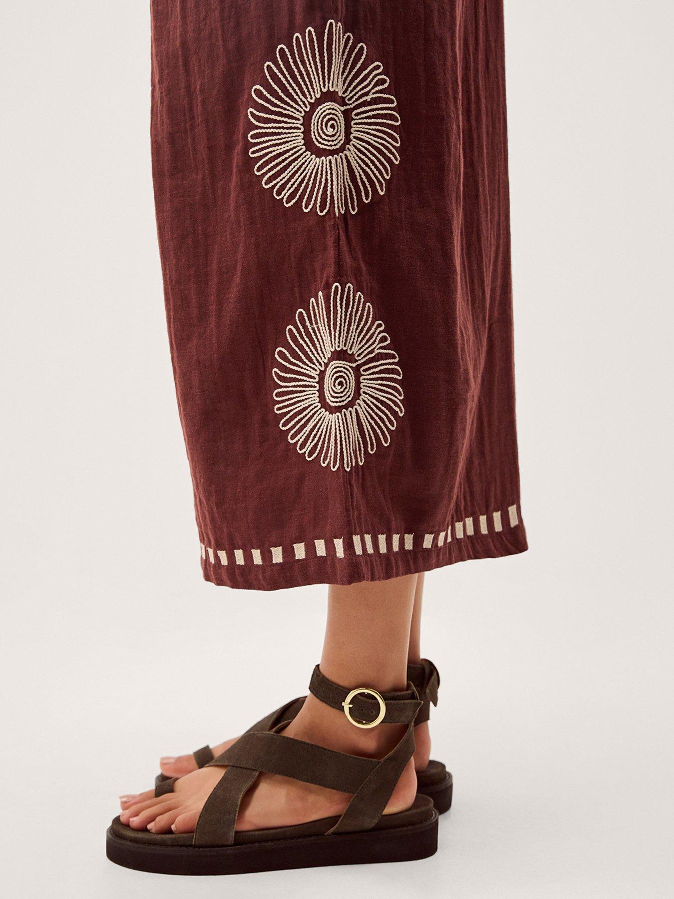  image of monsoon-aurelia-jumpsuit-brown