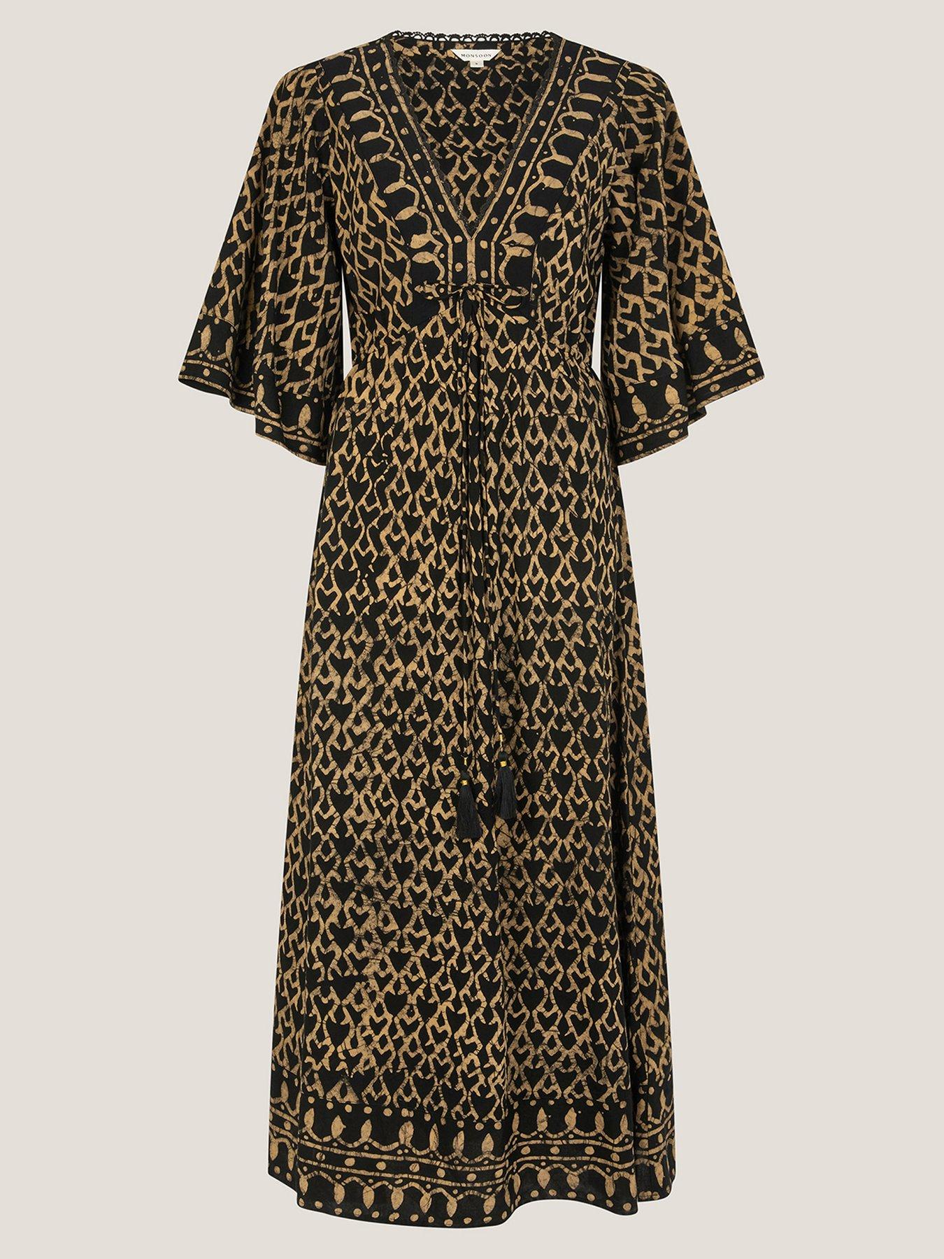  image of monsoon-arti-kaftan-black