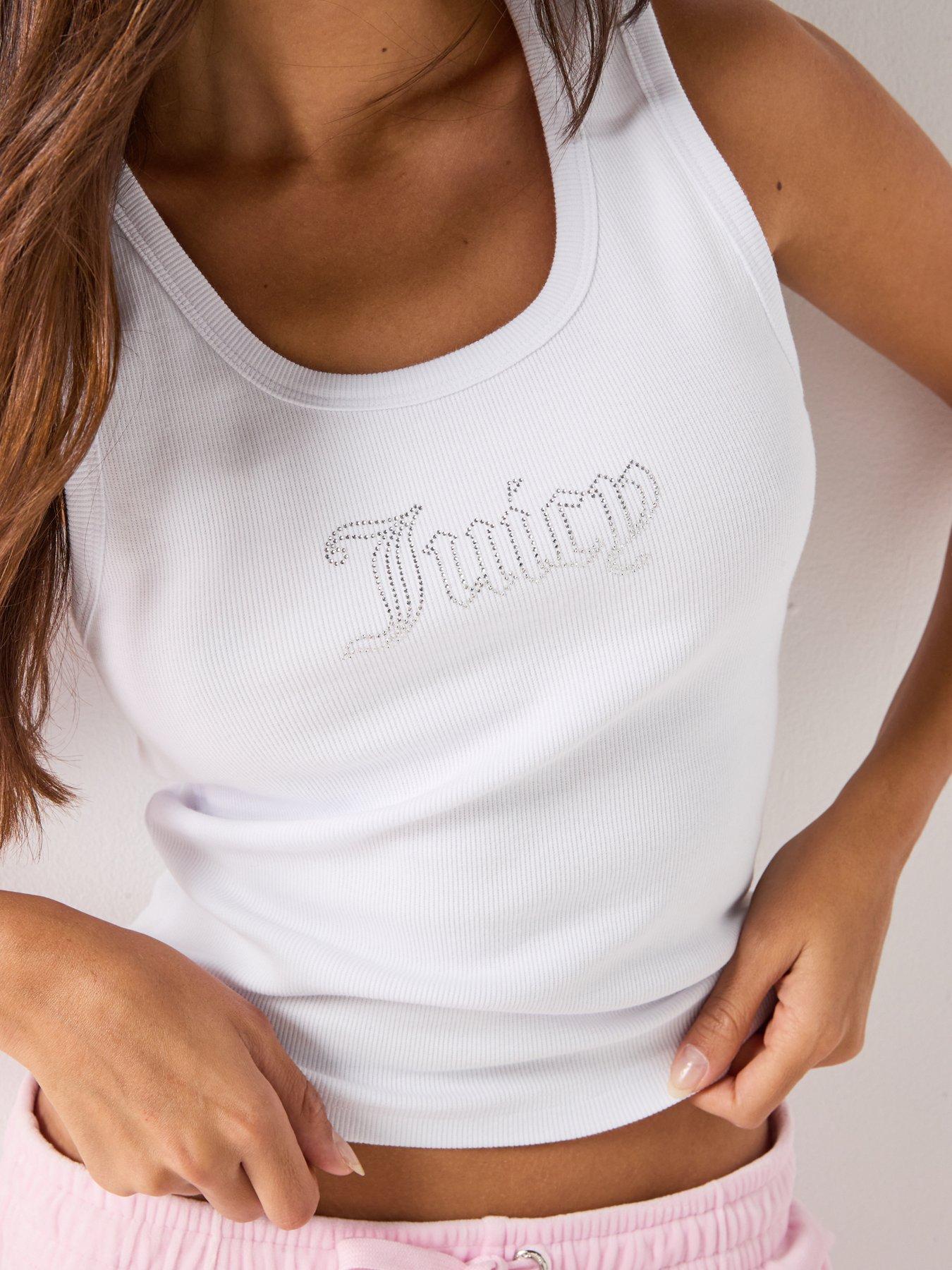 Image 5 of 5 of Juicy Couture Racer Vest - White