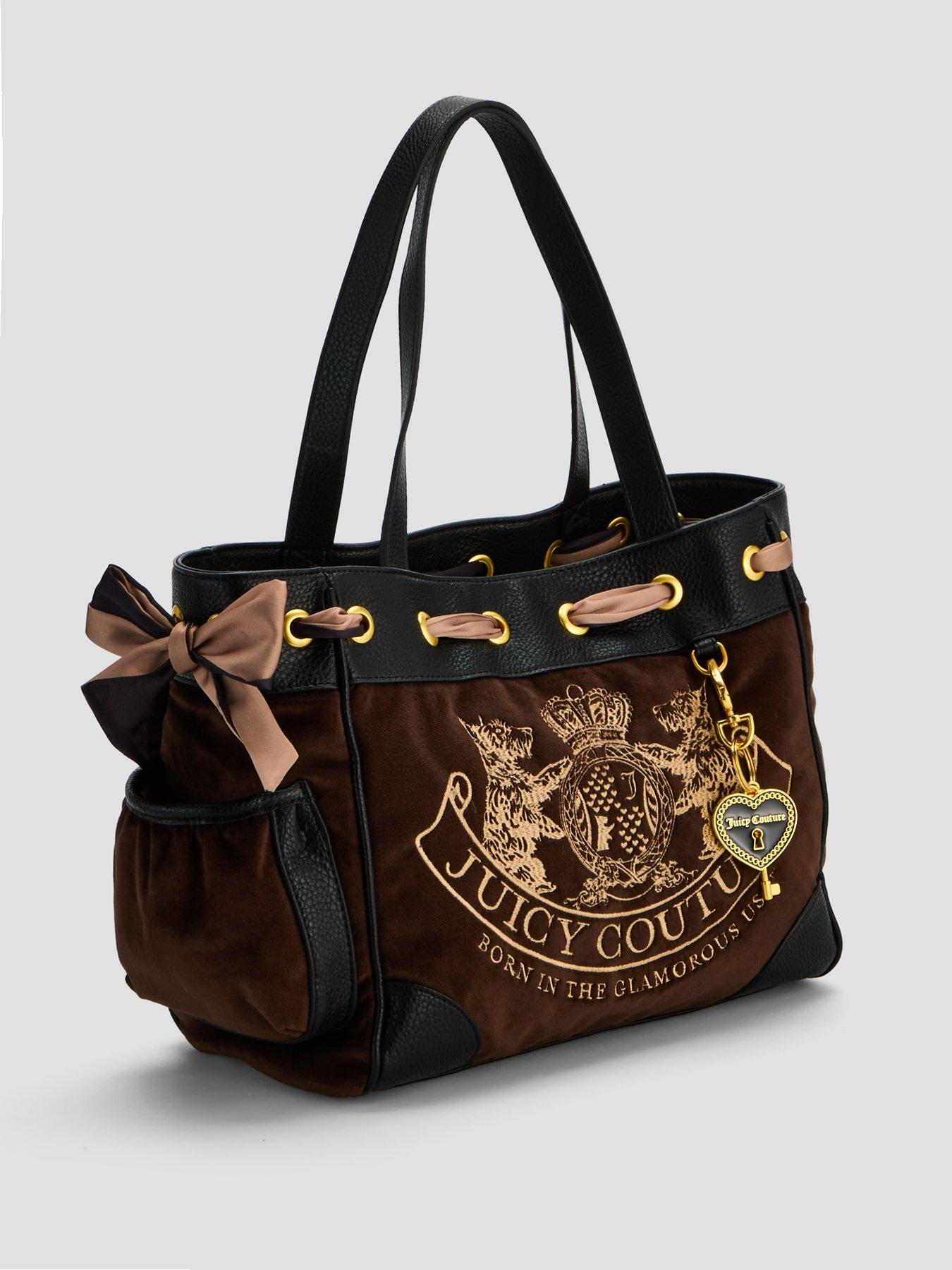back image of juicy-couture-daydream-large-bag-chocolate