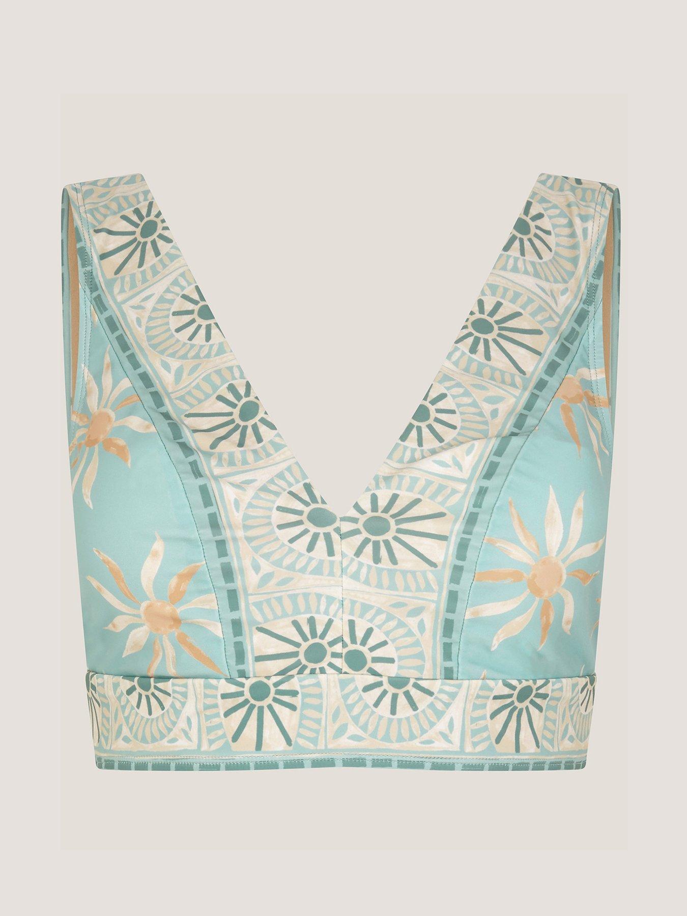  image of monsoon-tashie-bikini-top-blue
