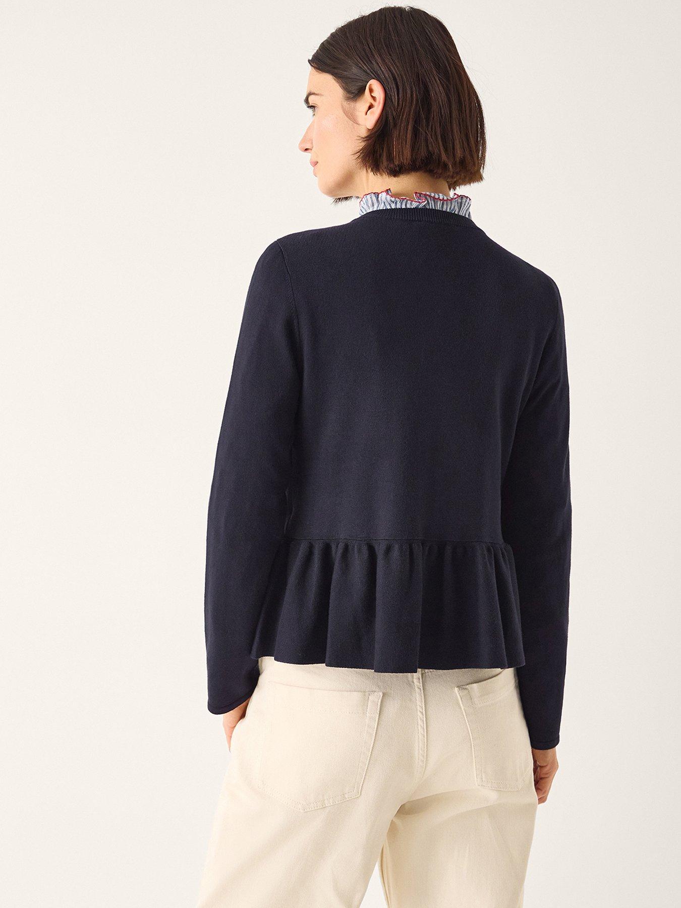  image of monsoon-prune-peplum-cardi