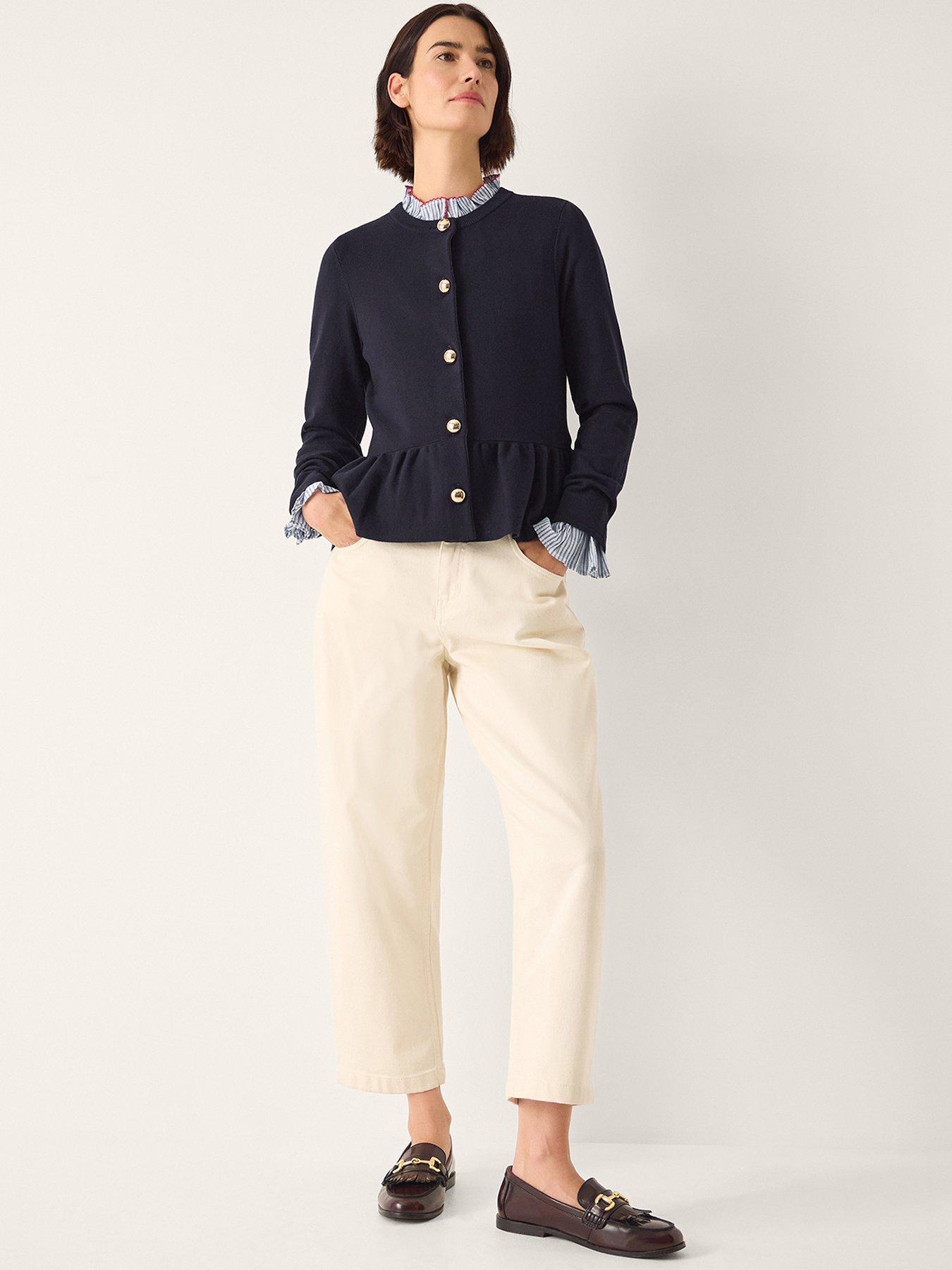  image of monsoon-prune-peplum-cardi