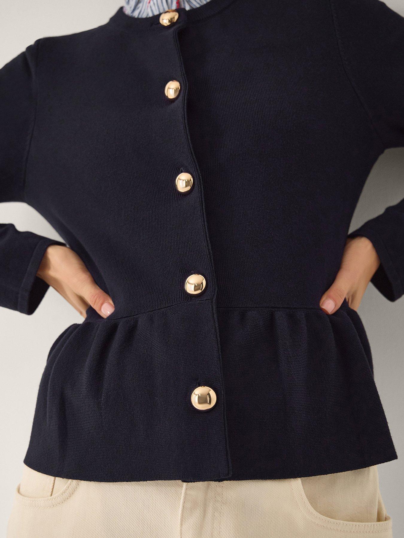  image of monsoon-prune-peplum-cardi