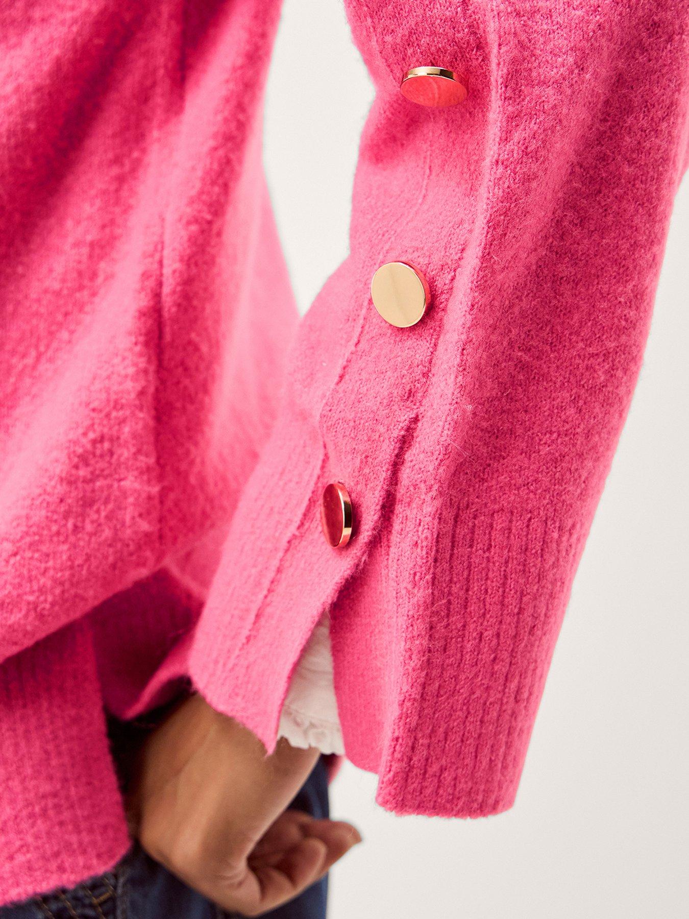  image of monsoon-breda-button-jumper-pink