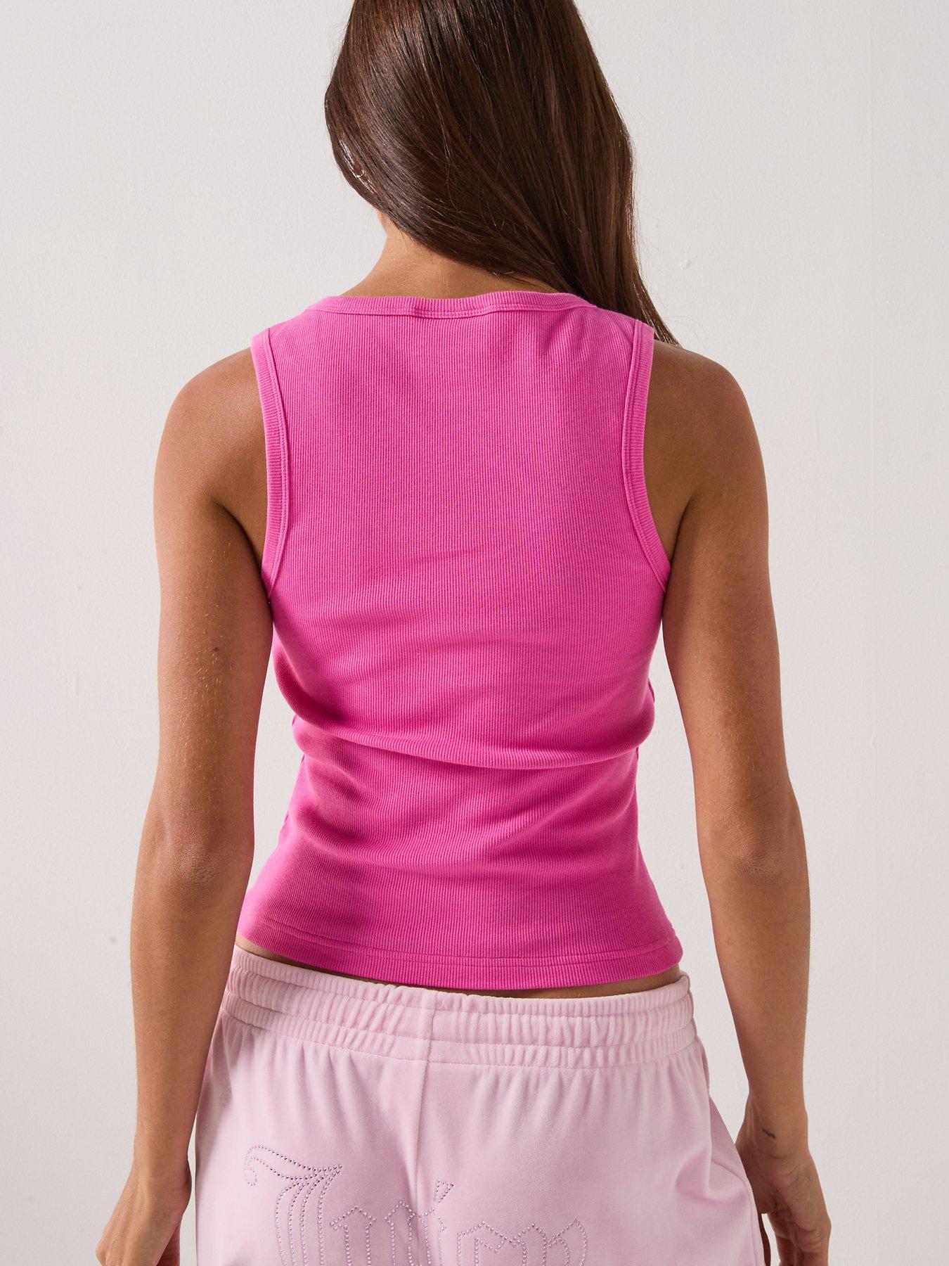 Image 2 of 6 of Juicy Couture Gothic Crown Vest - Pink