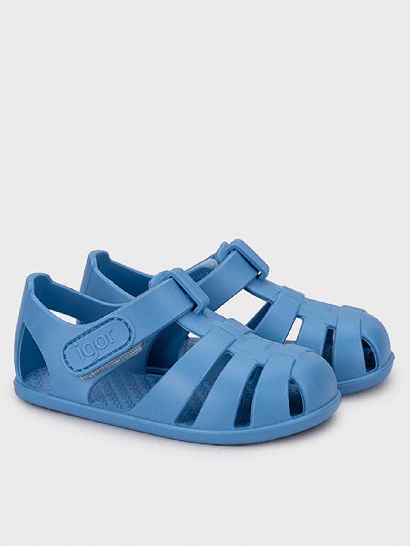  image of igor-nemo-solid-sandal-blue