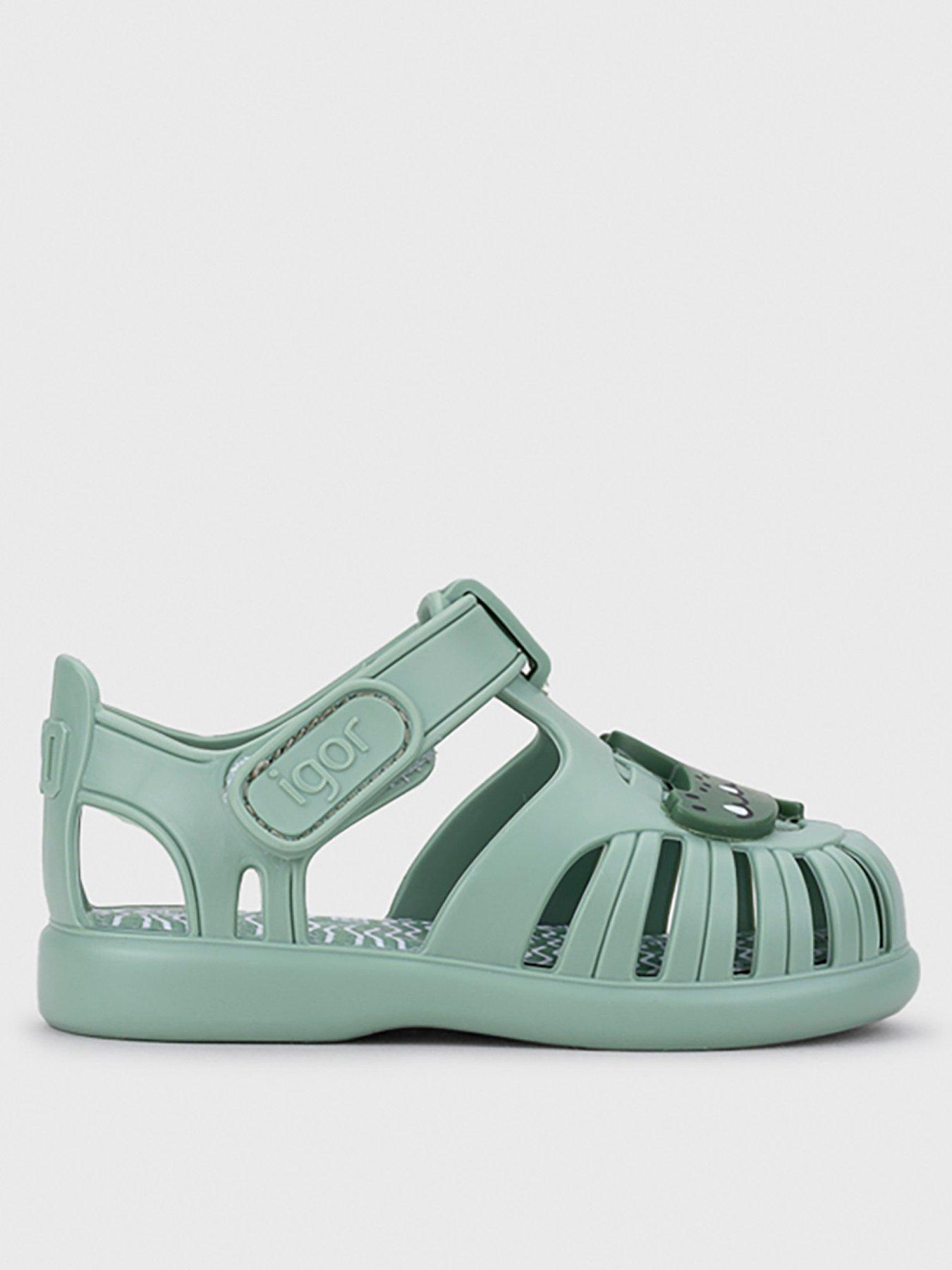  image of igor-tobby-croco-sandal-green