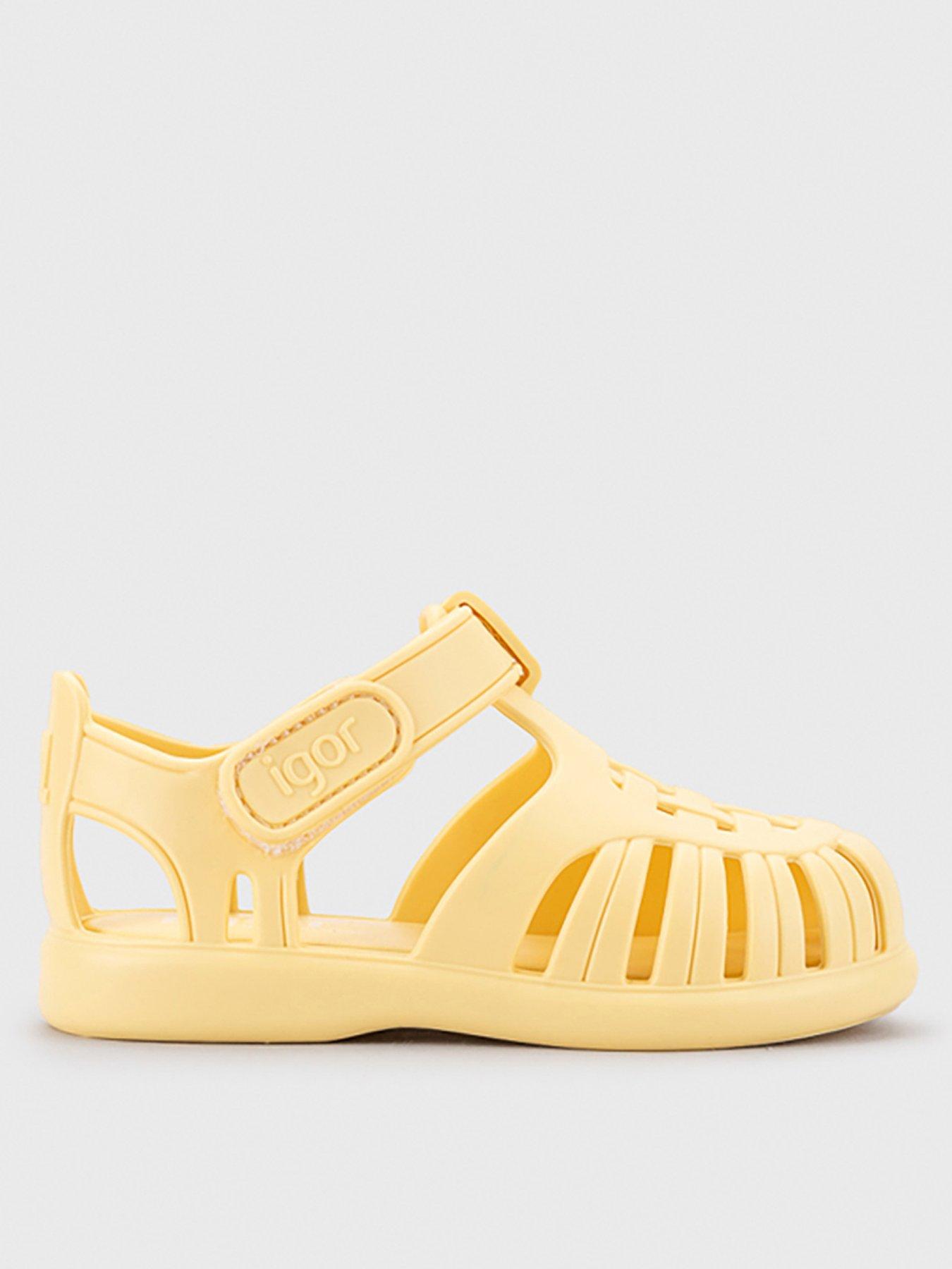  image of igor-tobby-solid-sandal-yellow