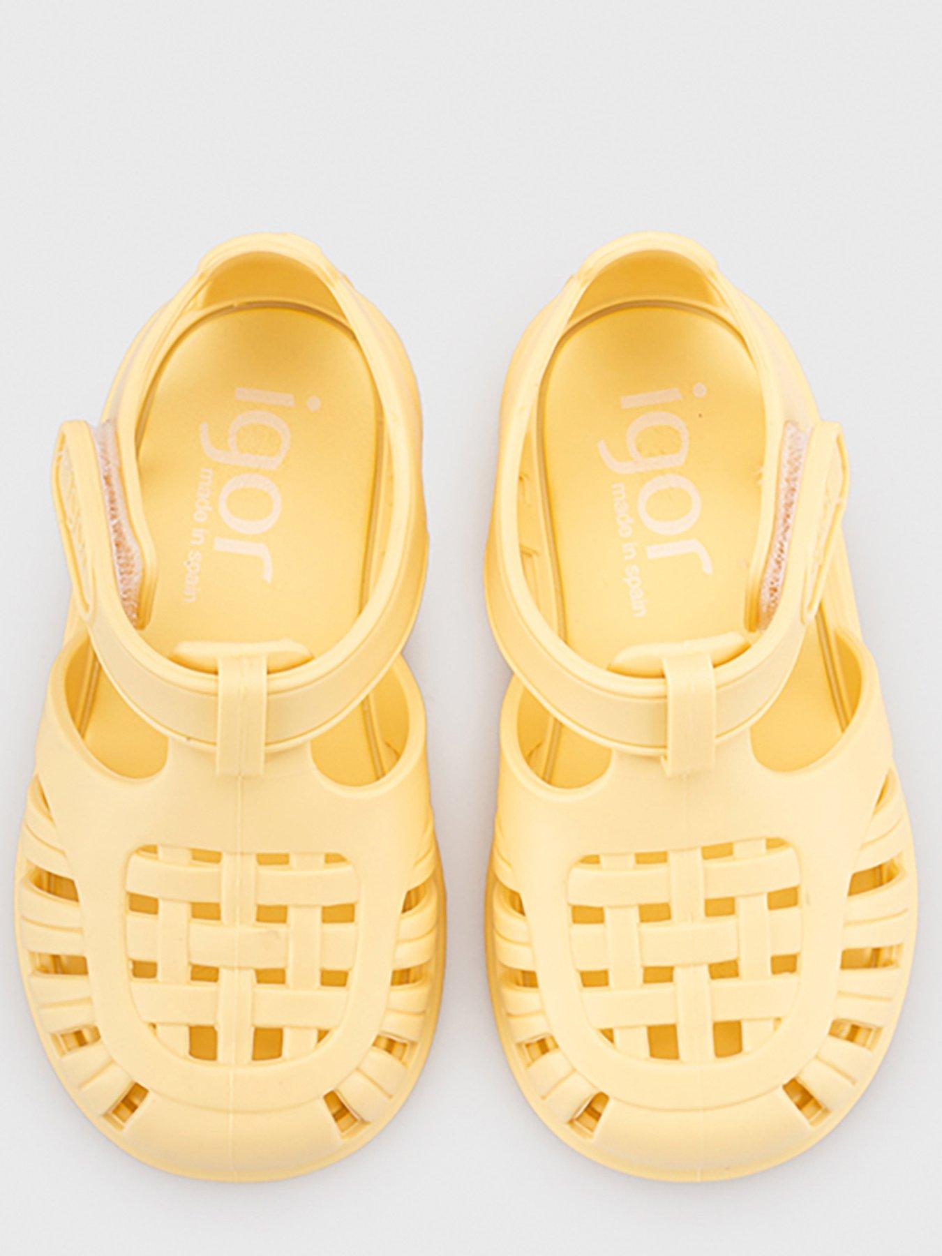  image of igor-tobby-solid-sandal-yellow
