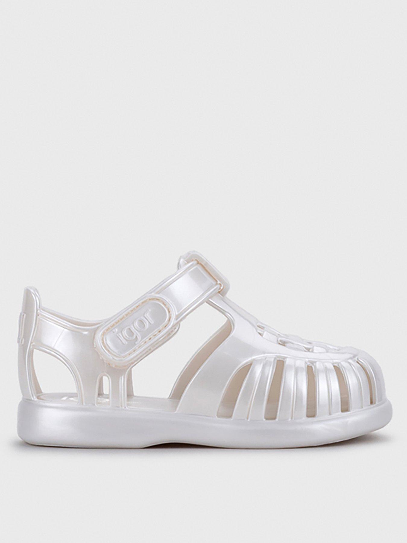 front image of igor-tobby-nacar-sandal-white