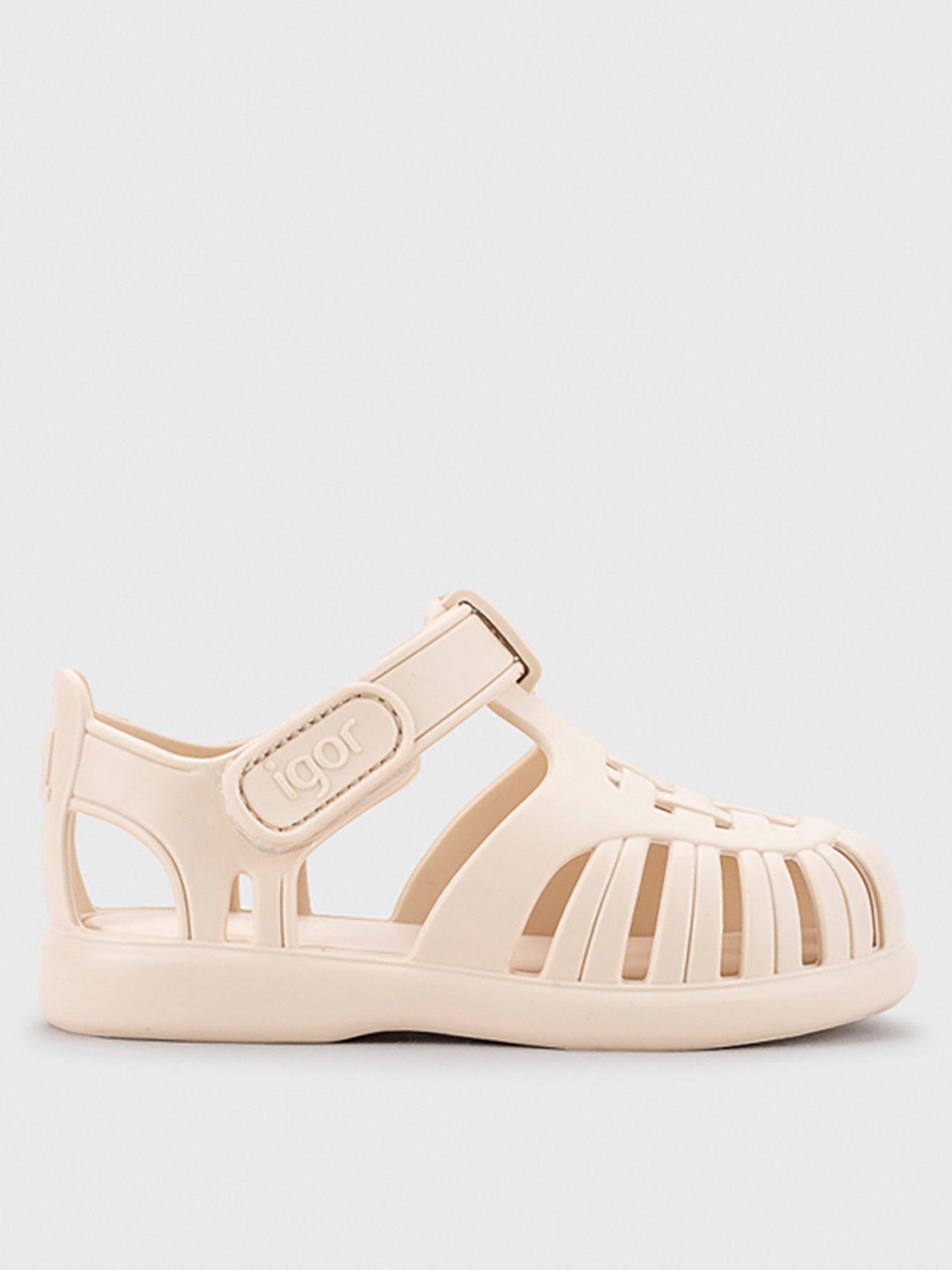 front image of igor-tobby-solid-sandal-beige
