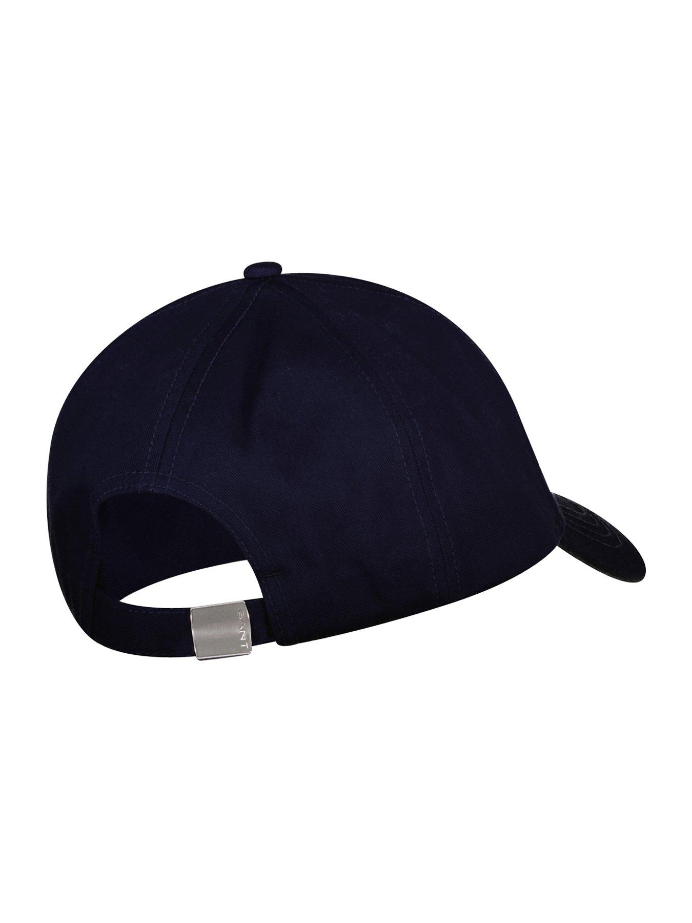  image of gant-graphic-cotton-twill-cap-navy