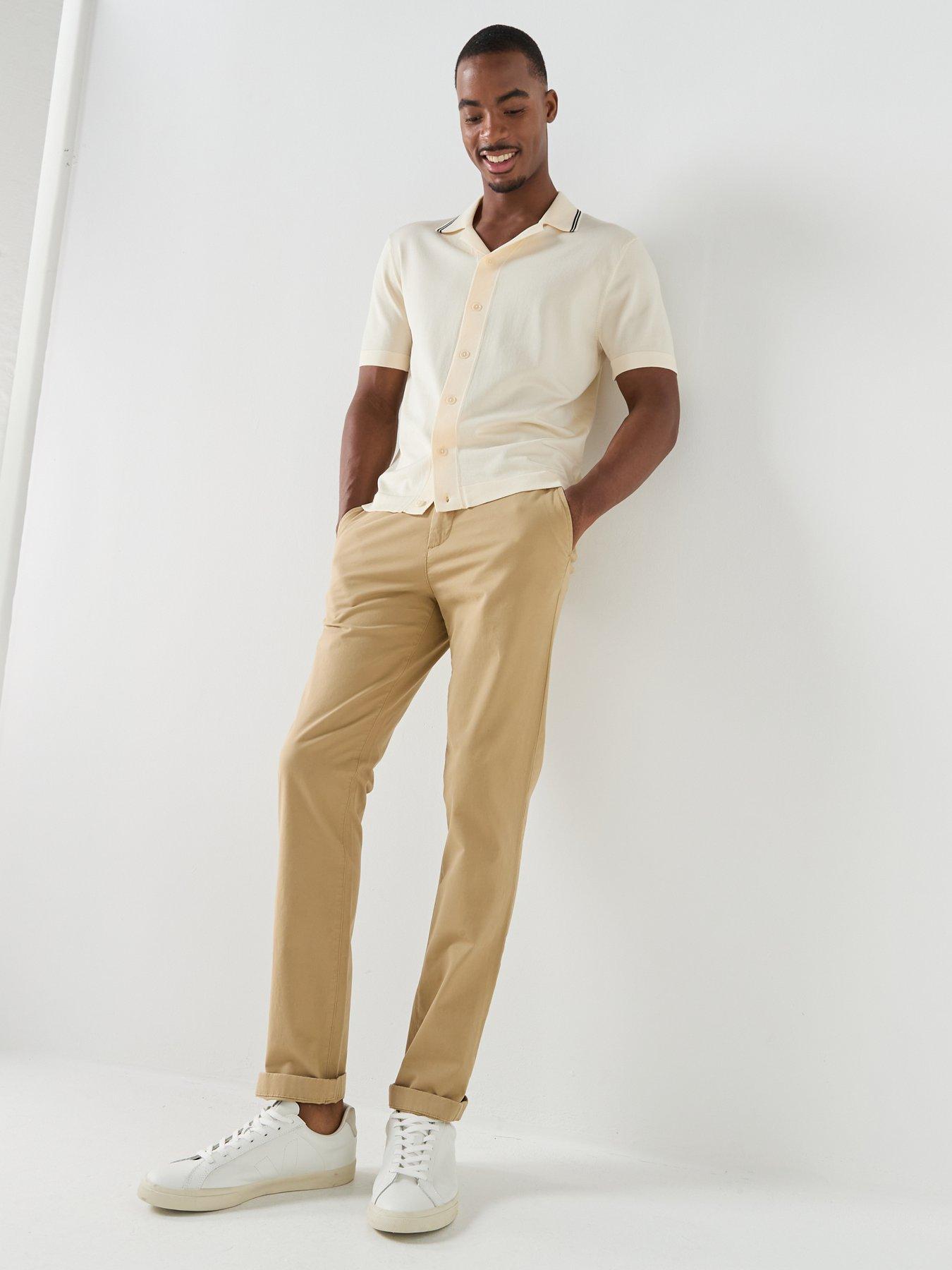 image of gant-classic-slim-fit-chinos-beige
