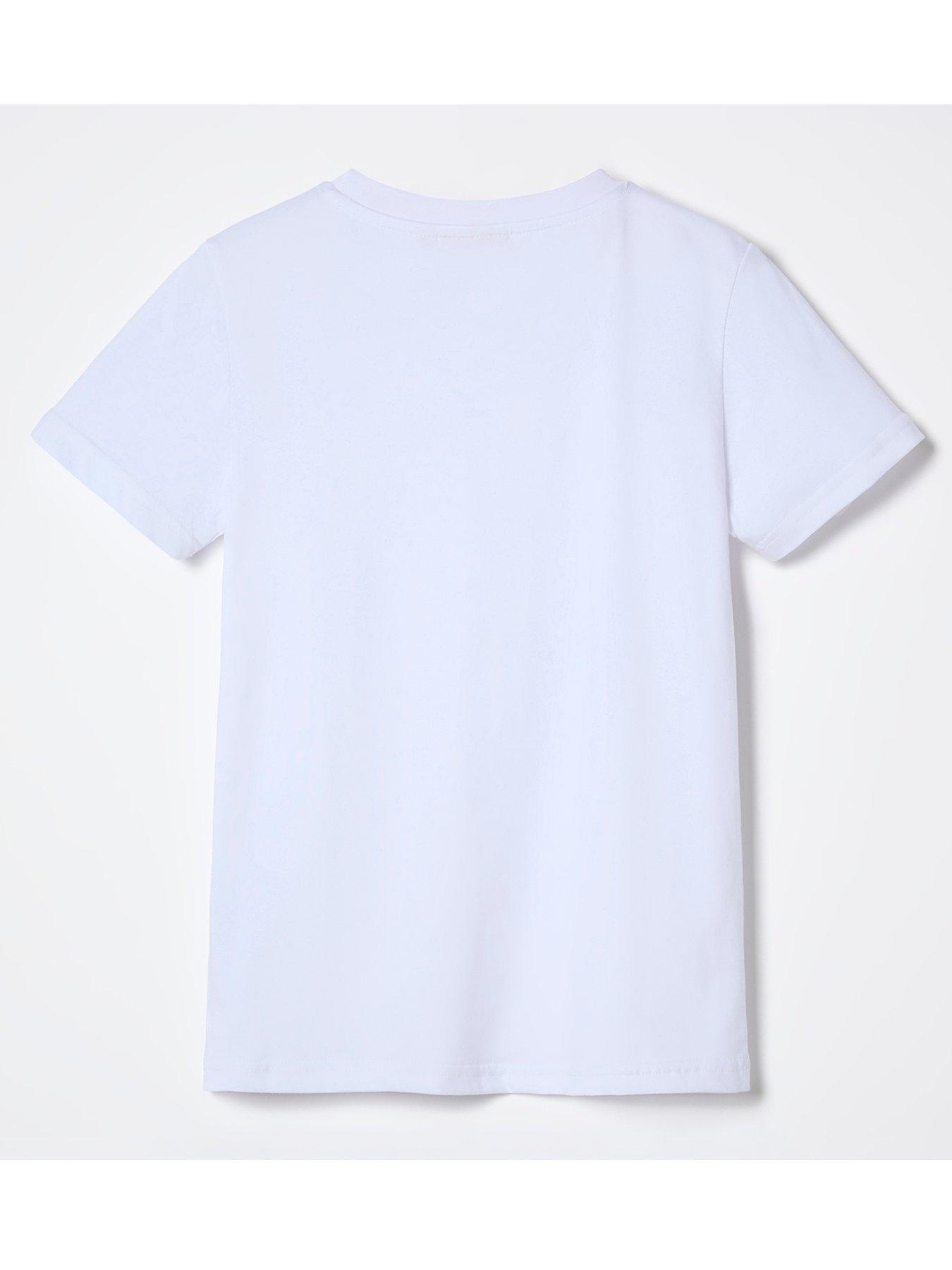  image of ellesse-junior-boys-duranio-2-pack-t-shirt-blackwhite